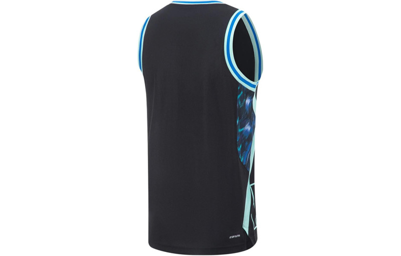 Li-Ning Li-Ning Way Of Wade Graphic Basketball Jersey 'Black Ocean' AAYT535-11 outlook