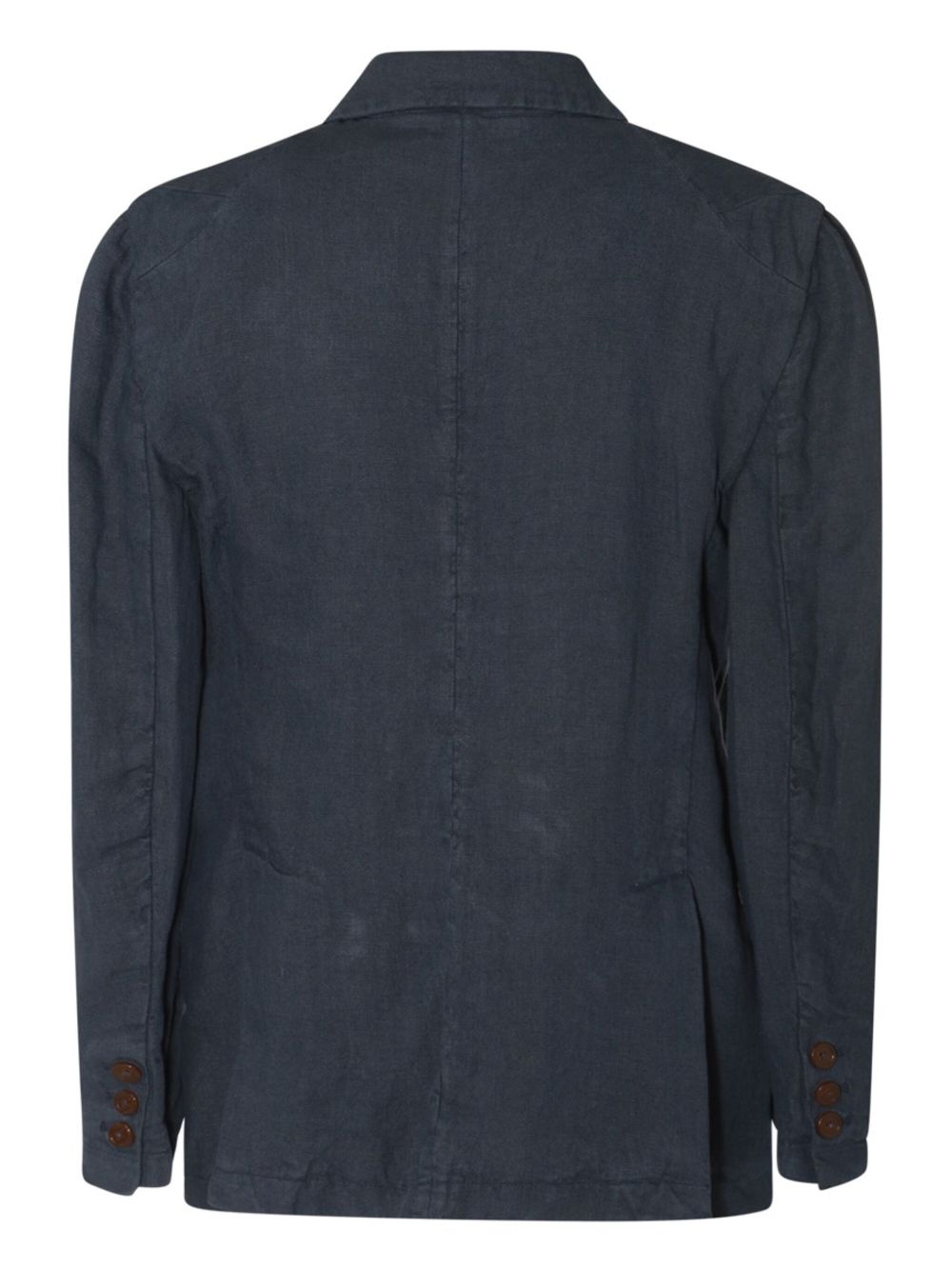 gathered lapels blazer - 2