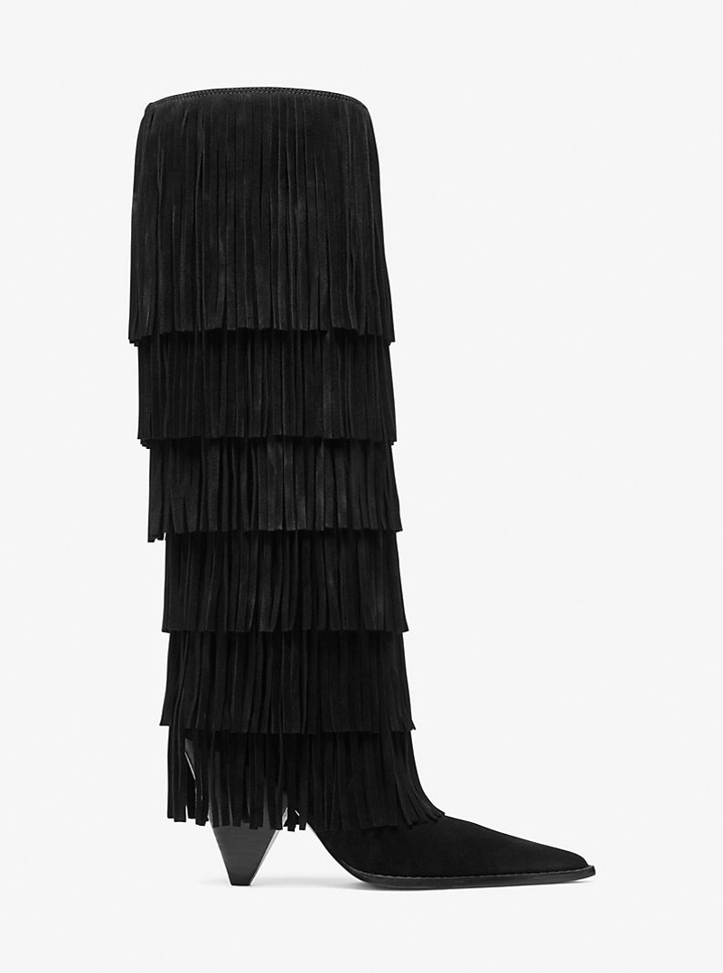 Jayla Suede Fringed Boot 3