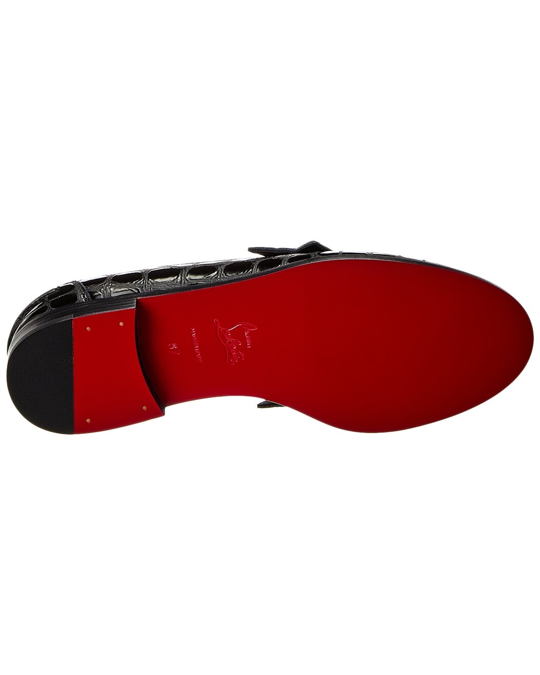Christian Louboutin Penny Alligator-Embossed Leather Loafer - 4