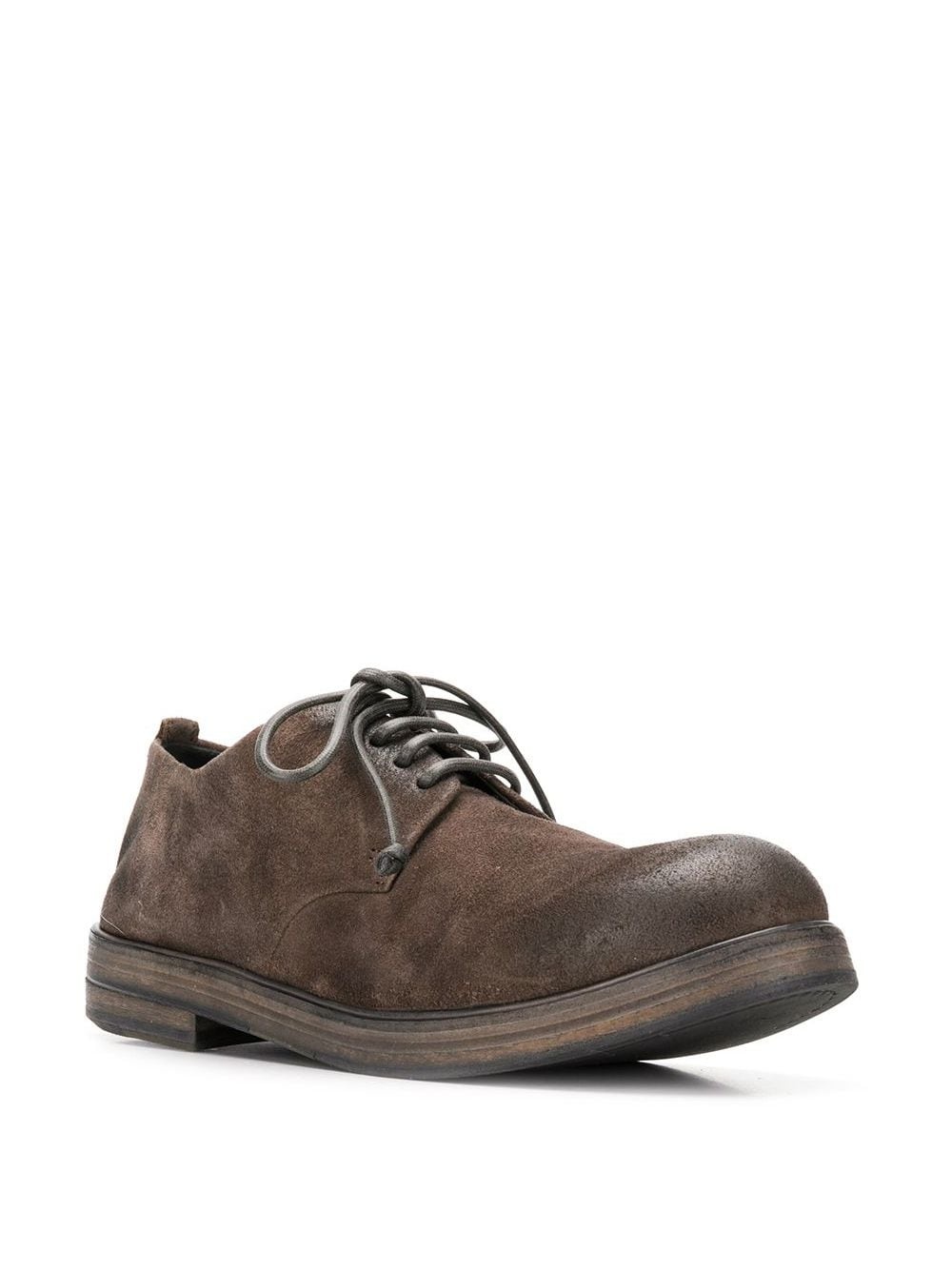 distressed Derby shoes - 2