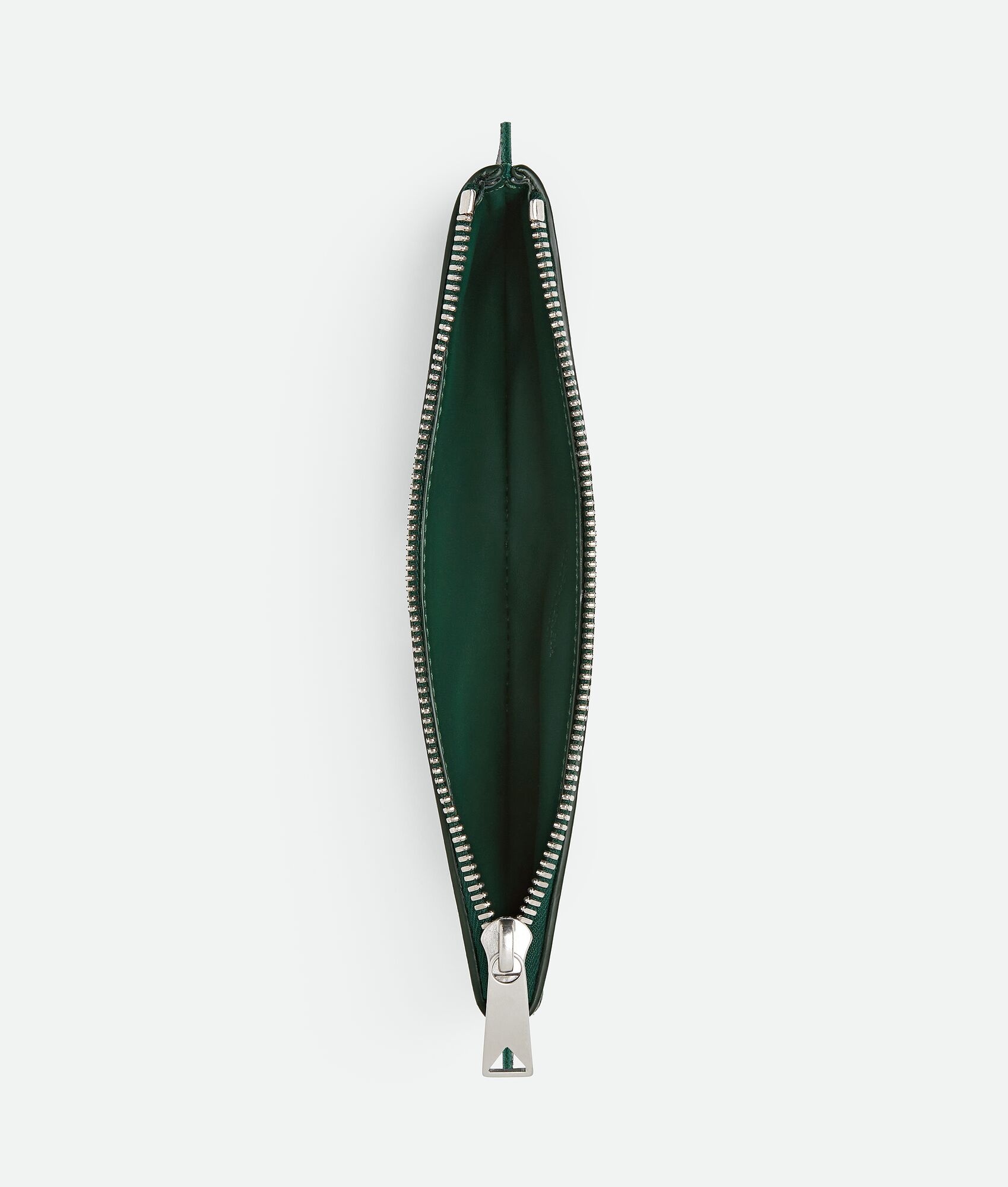 Intrecciato check bicolor leather pencil case with dragon crest detail - 2
