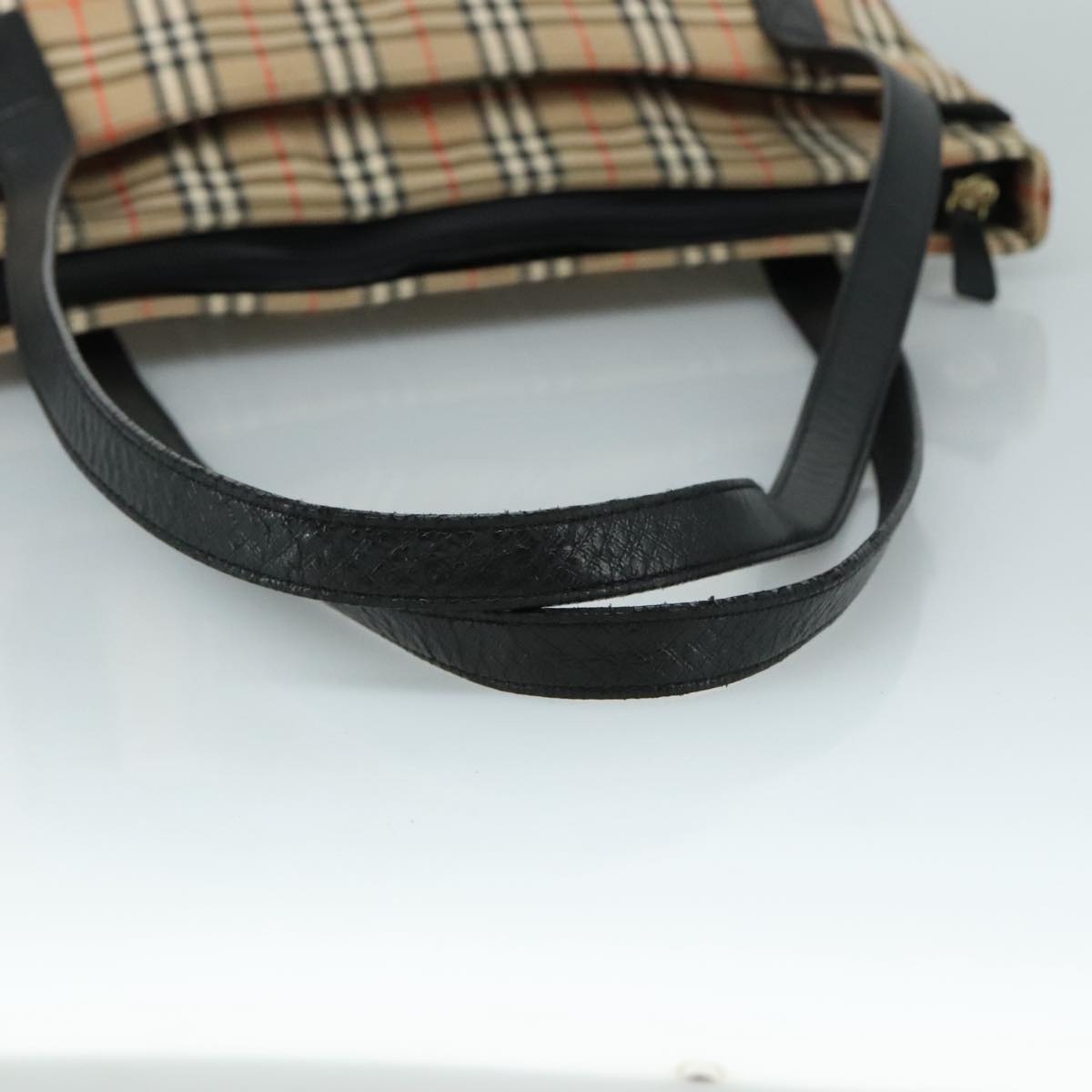 Burberry Nova Check Tote Bag Canvas Beige - 7