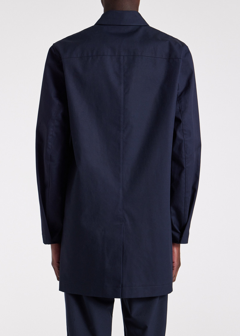 Navy Cotton Mac 7