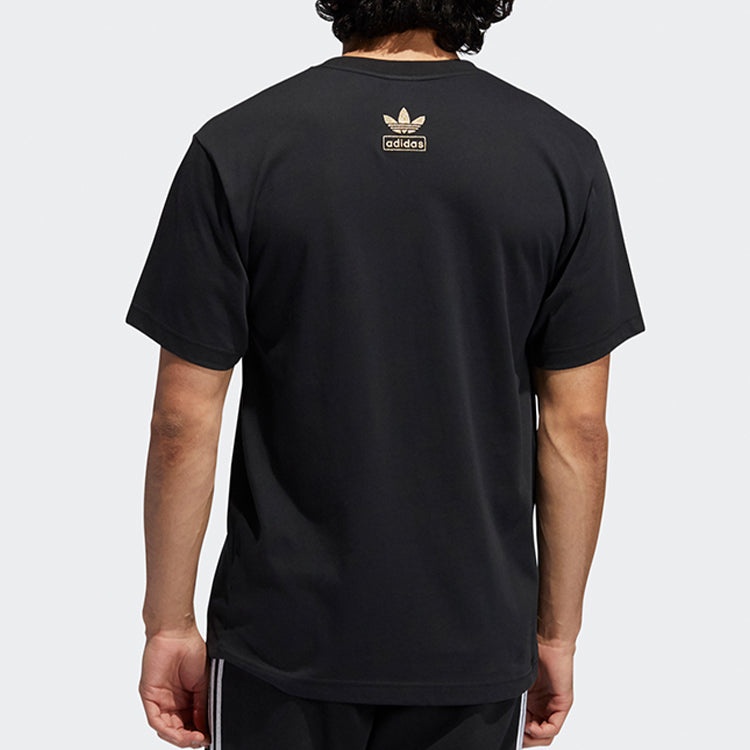 adidas originals Men s Road to Tokyo Trefoil Crew Neck Black GL5138 - 6