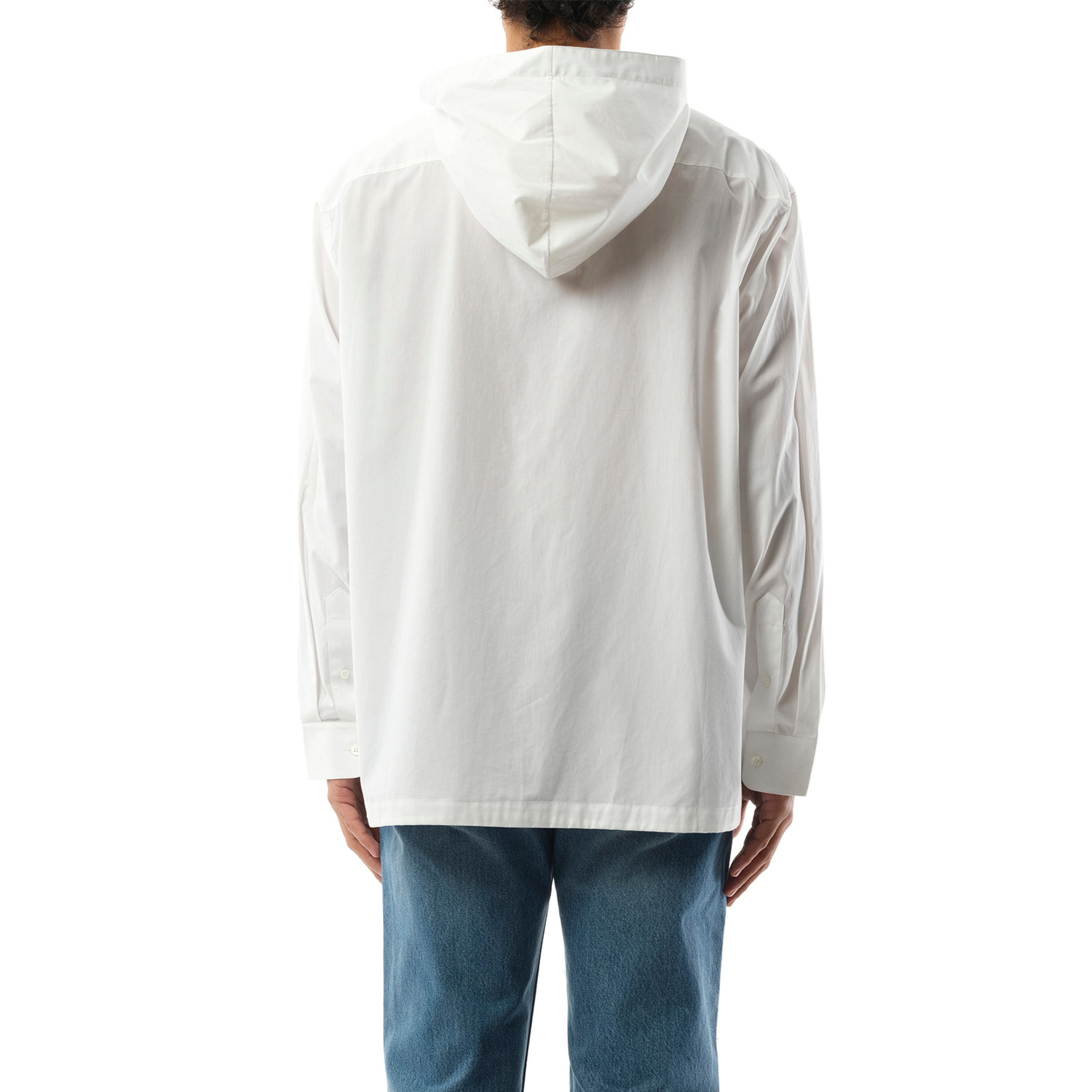 Hoodie Shirt in White - 6
