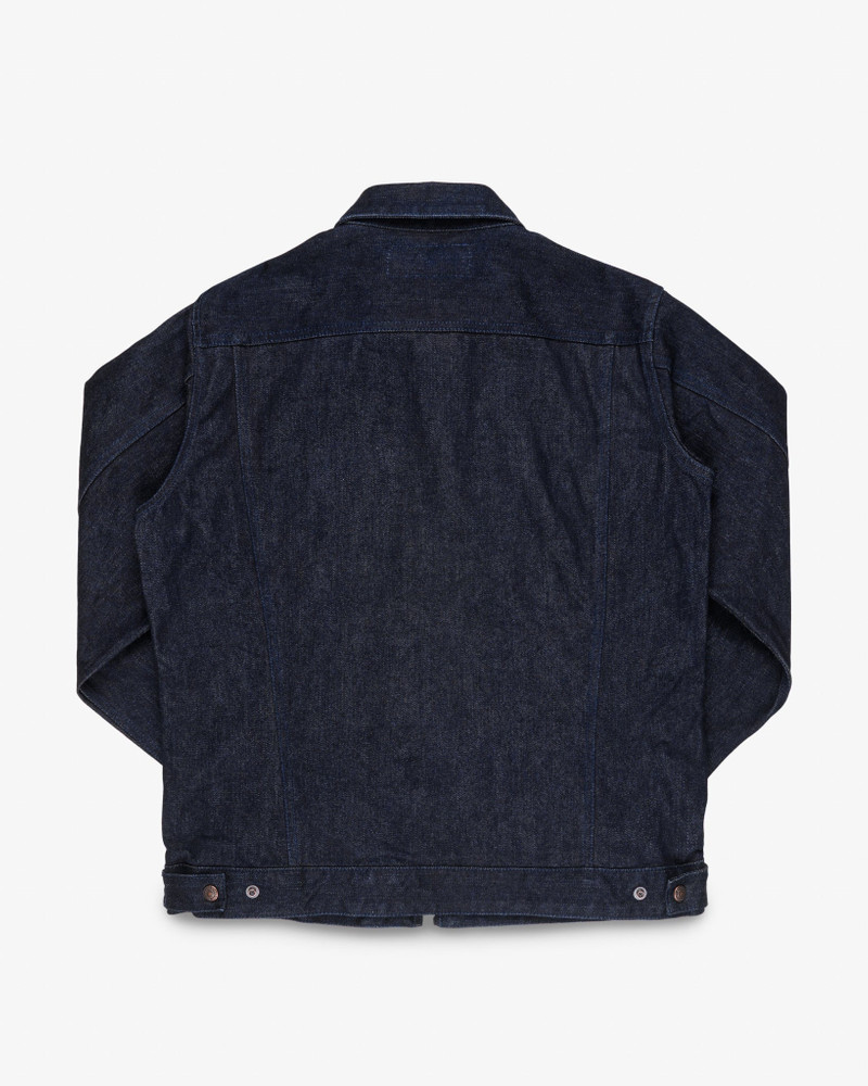 IHJ-122-IND 14OZ BROKEN TWILL SELVEDGE DENIM WORK JACKET - INDIGO 5