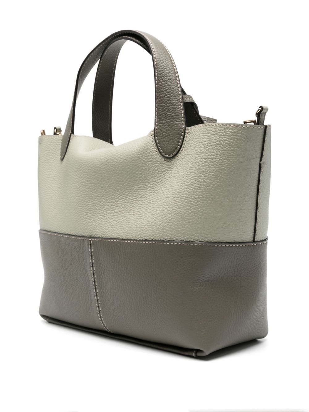 Primrose two-tone leather tote bag - 3