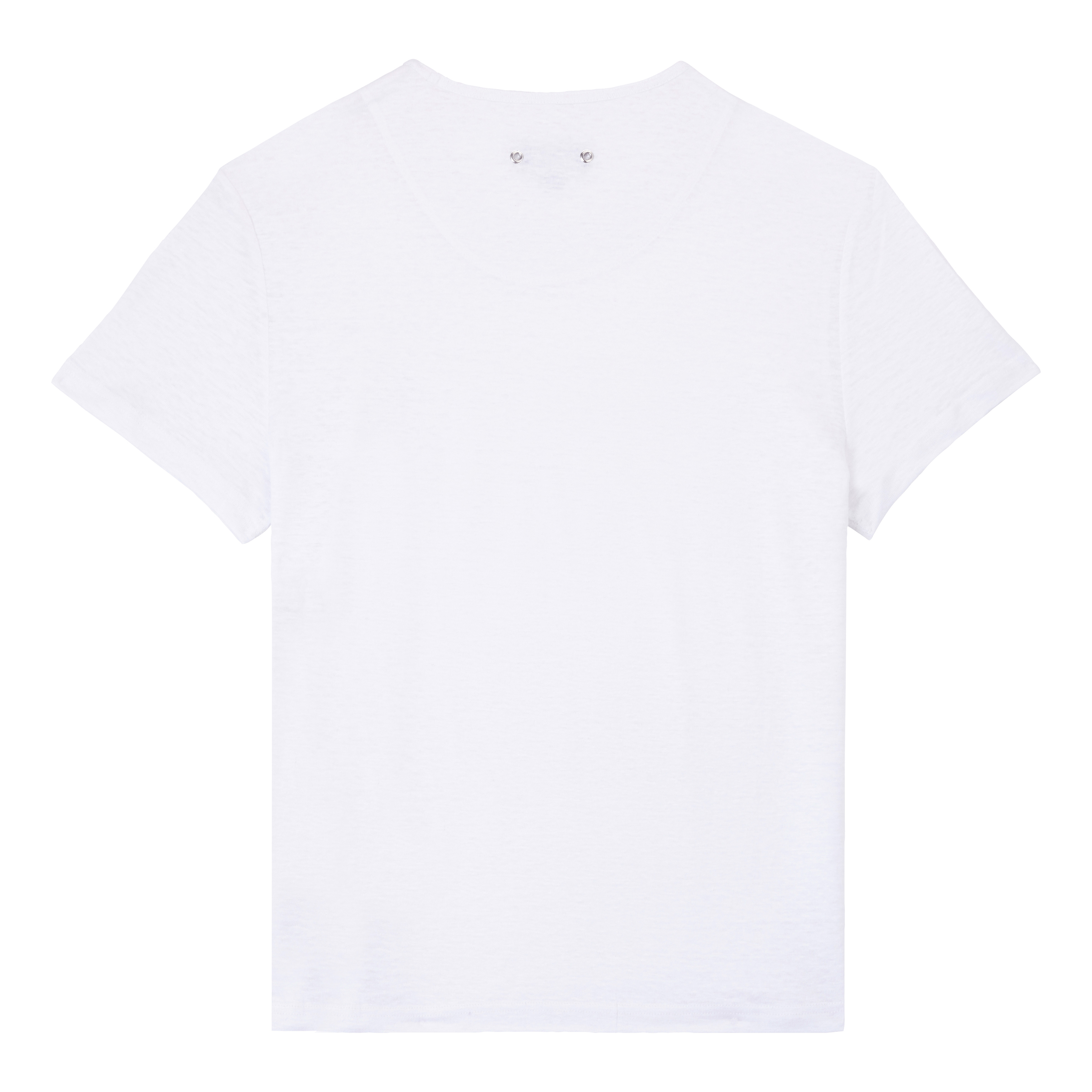 Unisex Linen Jersey T-Shirt Solid - 2