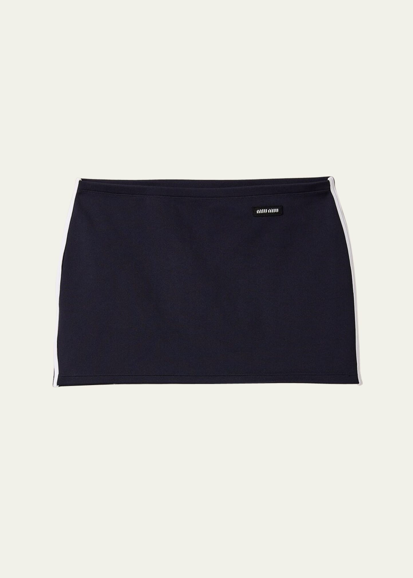 Side-Stripe Mini Tube Skirt - 1