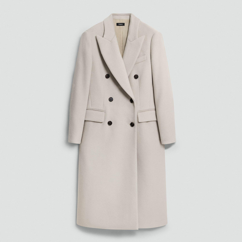 Double-Breasted Peacoat in Plush Melton 1