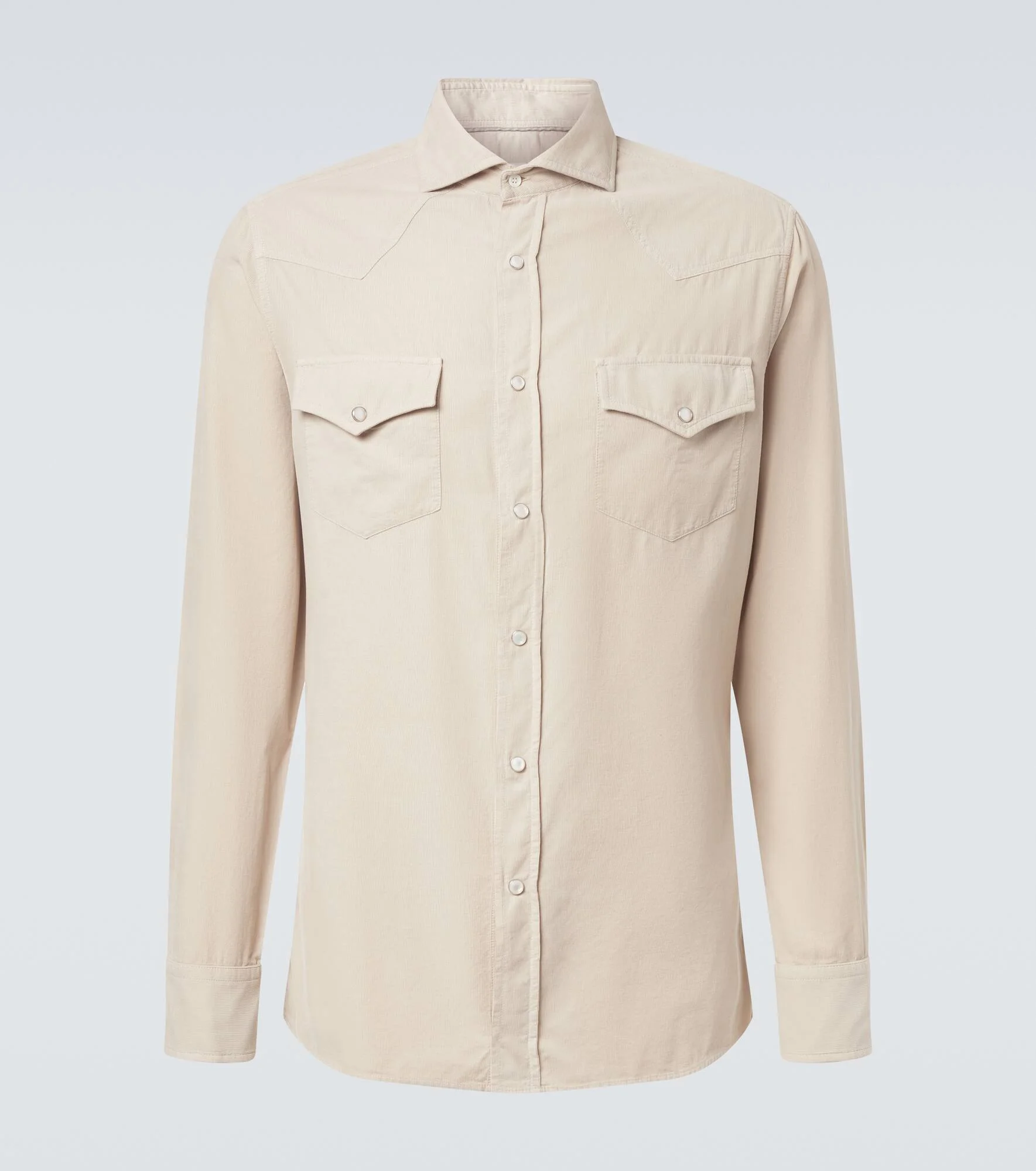 Cotton corduroy shirt - 1
