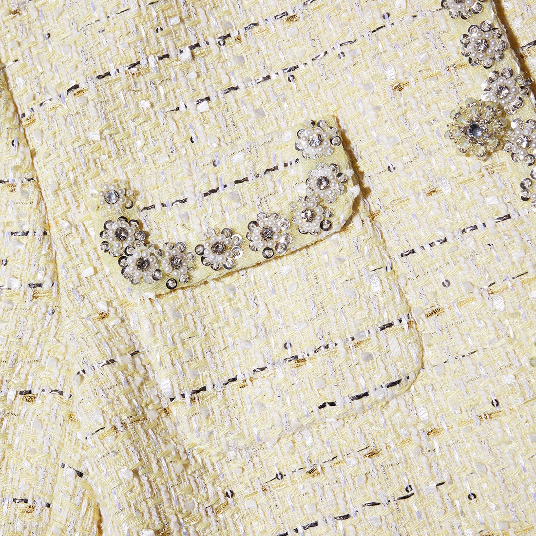 Yellow Boucle Jacket - 5