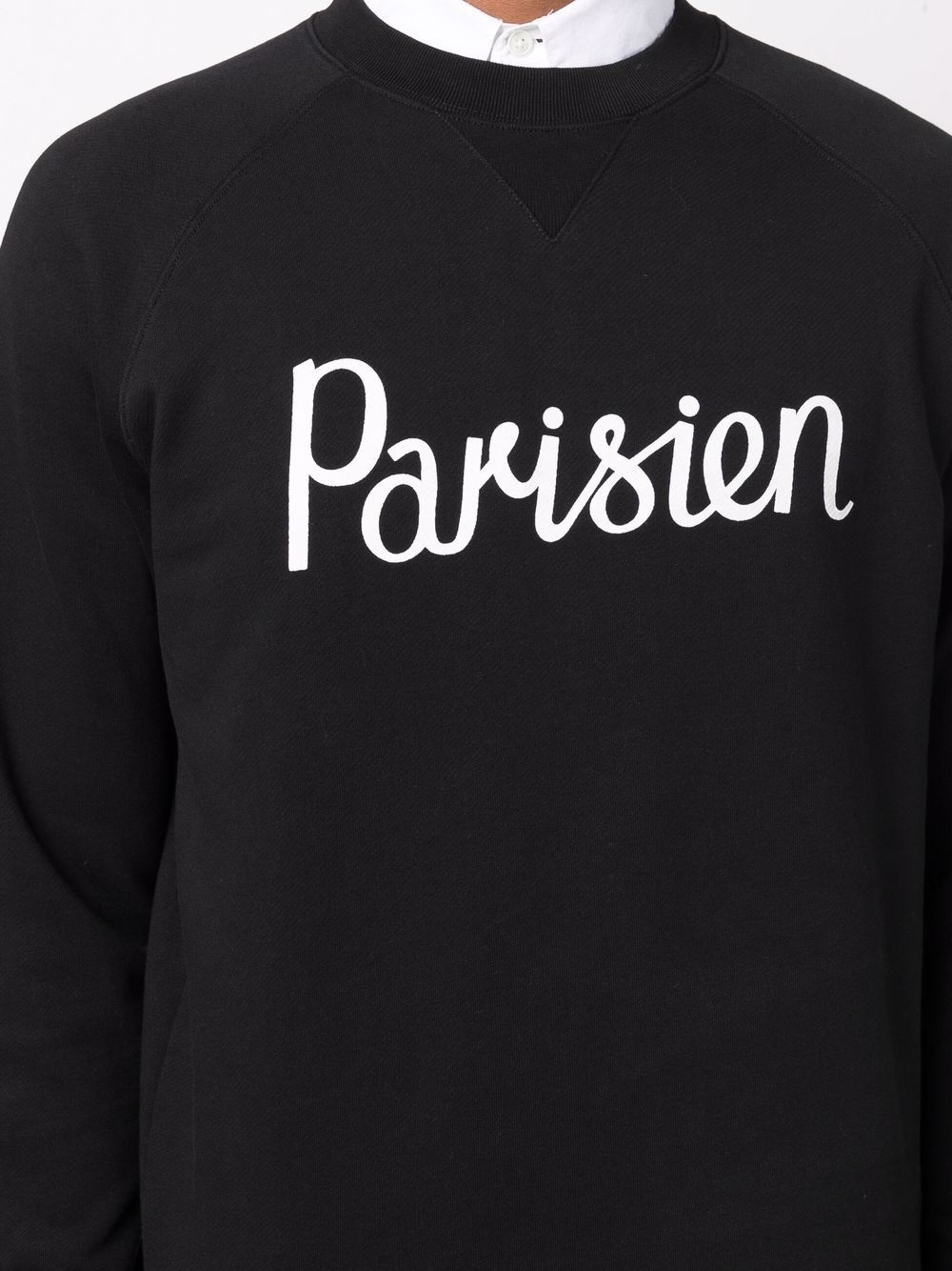 Parisien slogan-print sweatshirt - 5