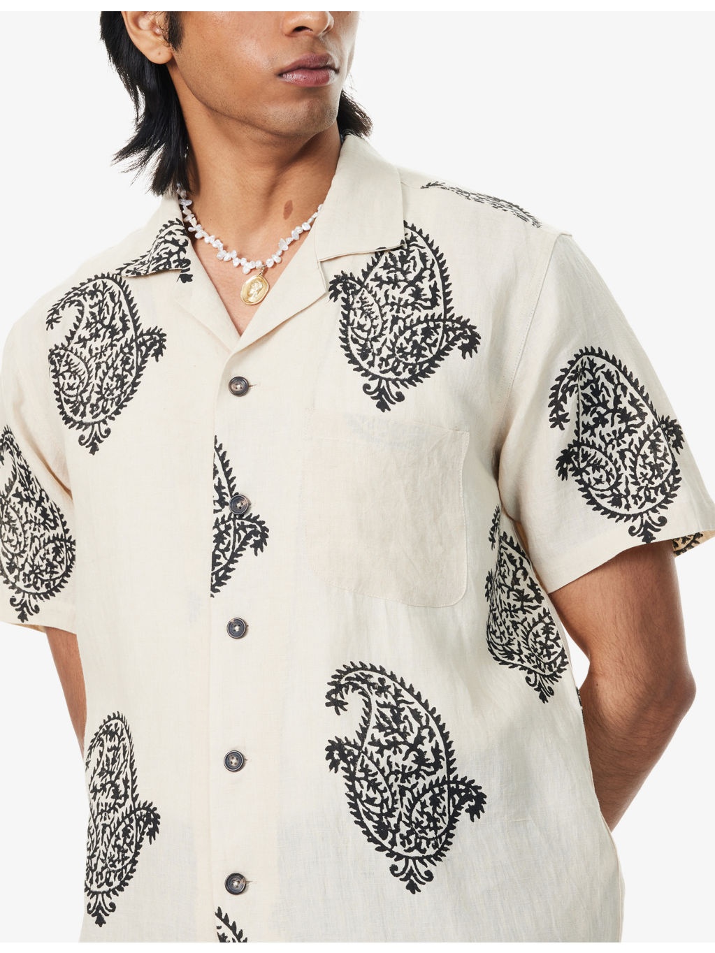 Camp Boxy-Fit Linen Shirt - 5