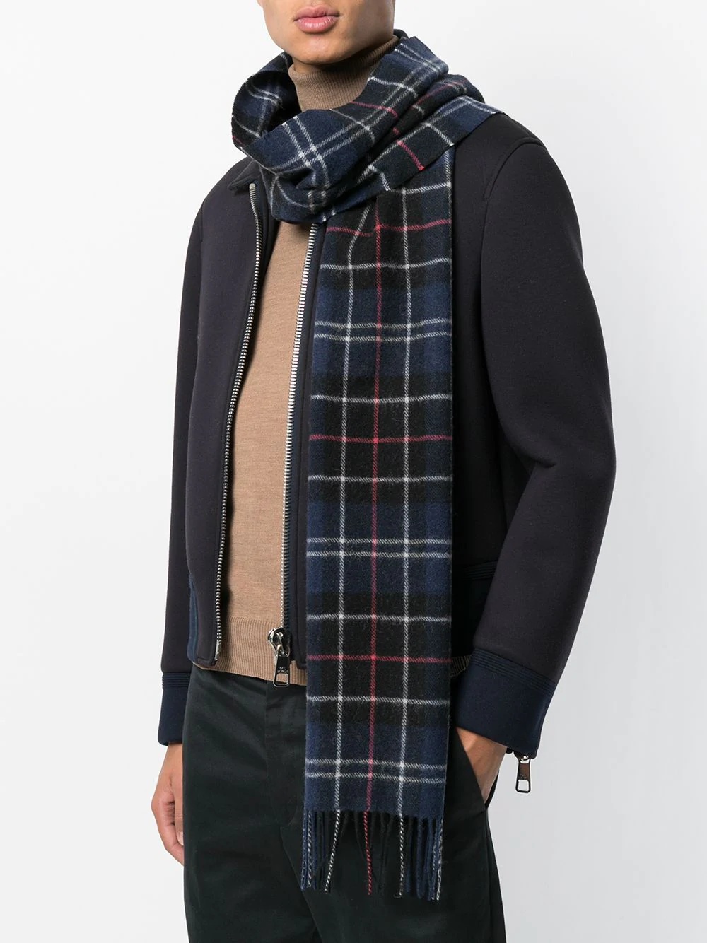 tartan scarf - 2