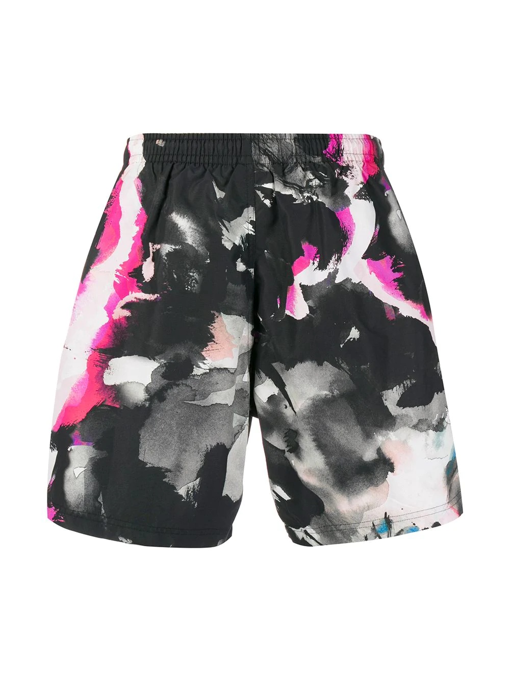 watercolour effect swim shorts - 2