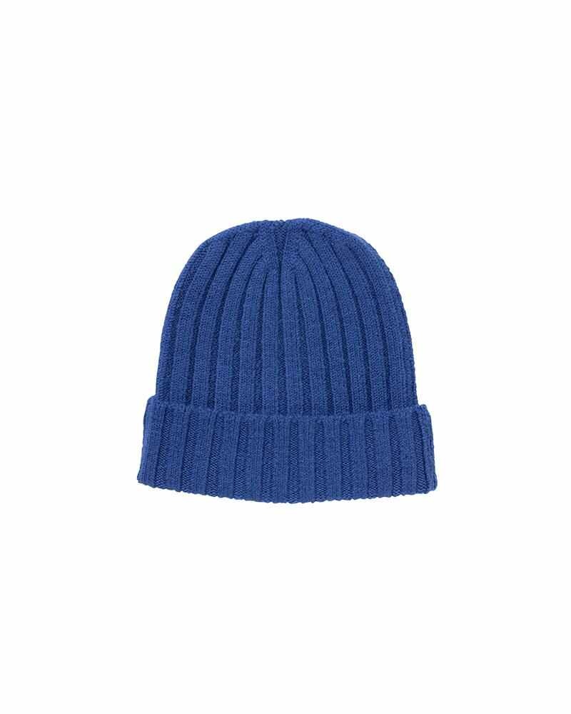 KNIT CAP BLUE - 2