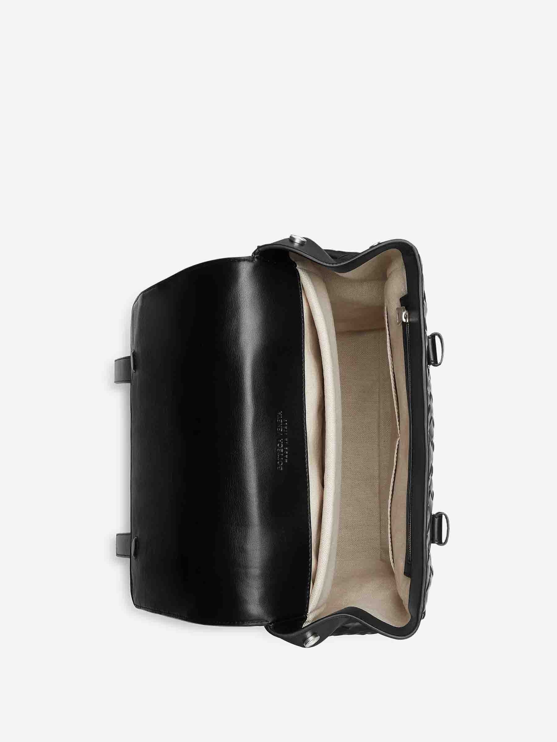 INTRECCIATO LEATHER BACKPACK - 6