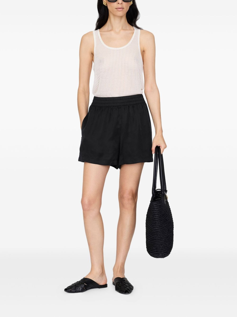 Kam elasticated-waist shorts - 2