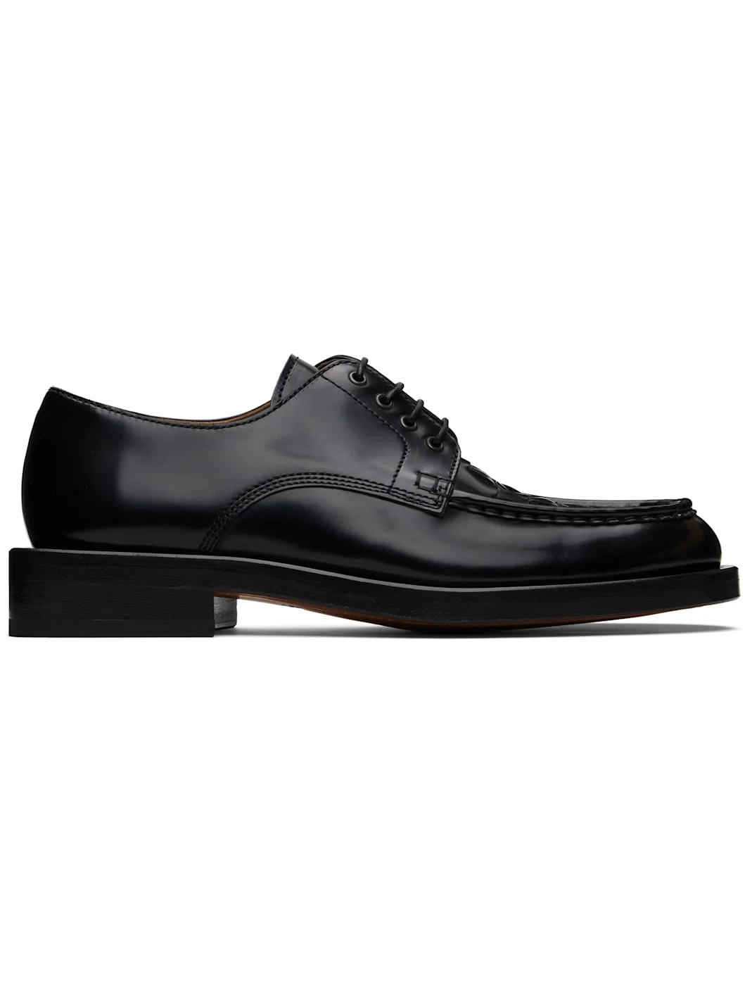 Black La Croisière 'The Woven' Derbys - 1