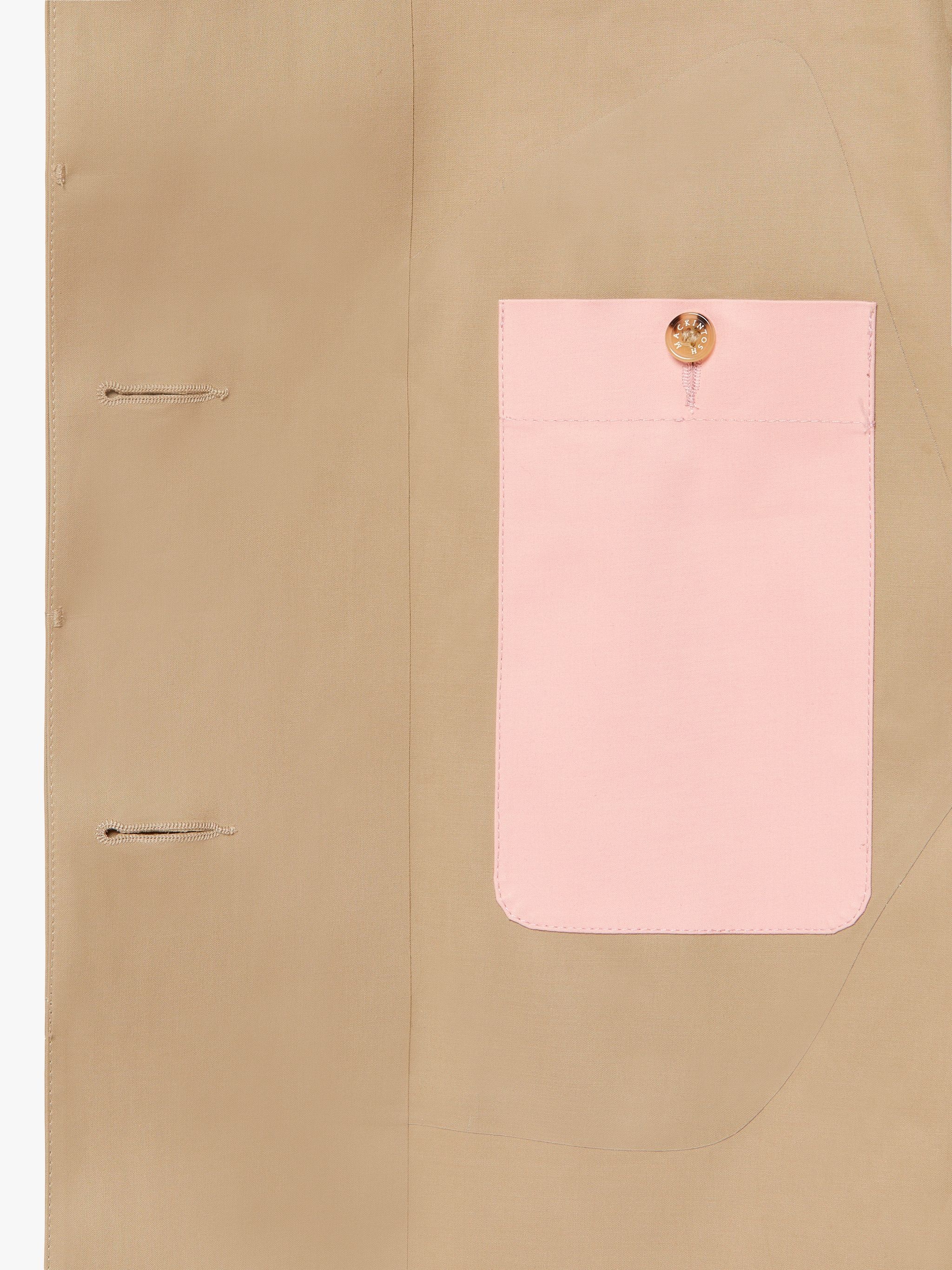 BANTON FAWN X PINK BONDED COTTON COAT | LRC-013 - 6