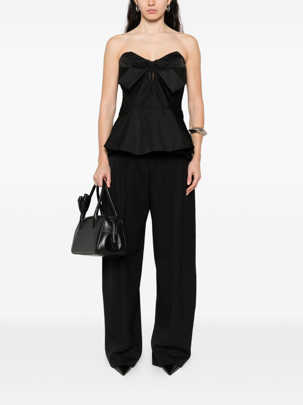 cotton tapered trousers - 2