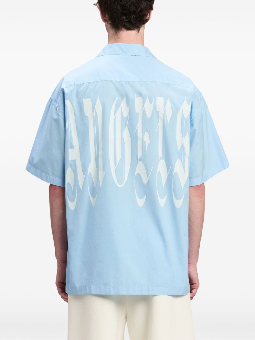 Gothic Logo cotton shirt - 5