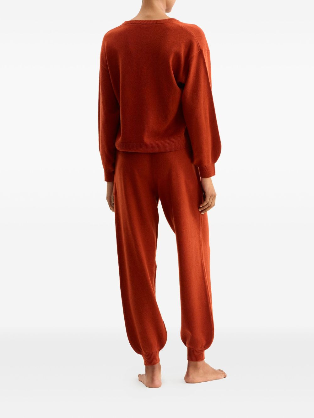 cuffed drawstring track pants - 3