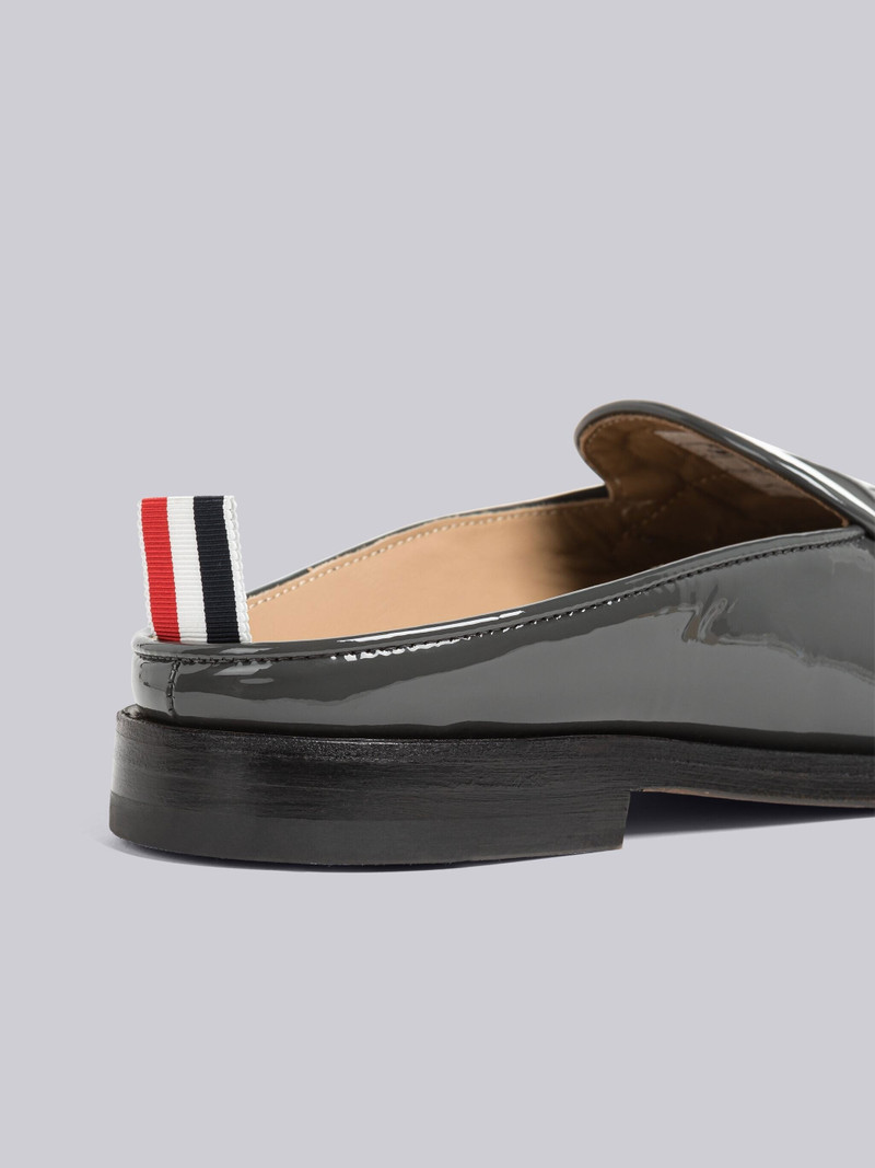 Thom Browne Soft Patent Kilt Varsity Penny Loafer Mule outlook