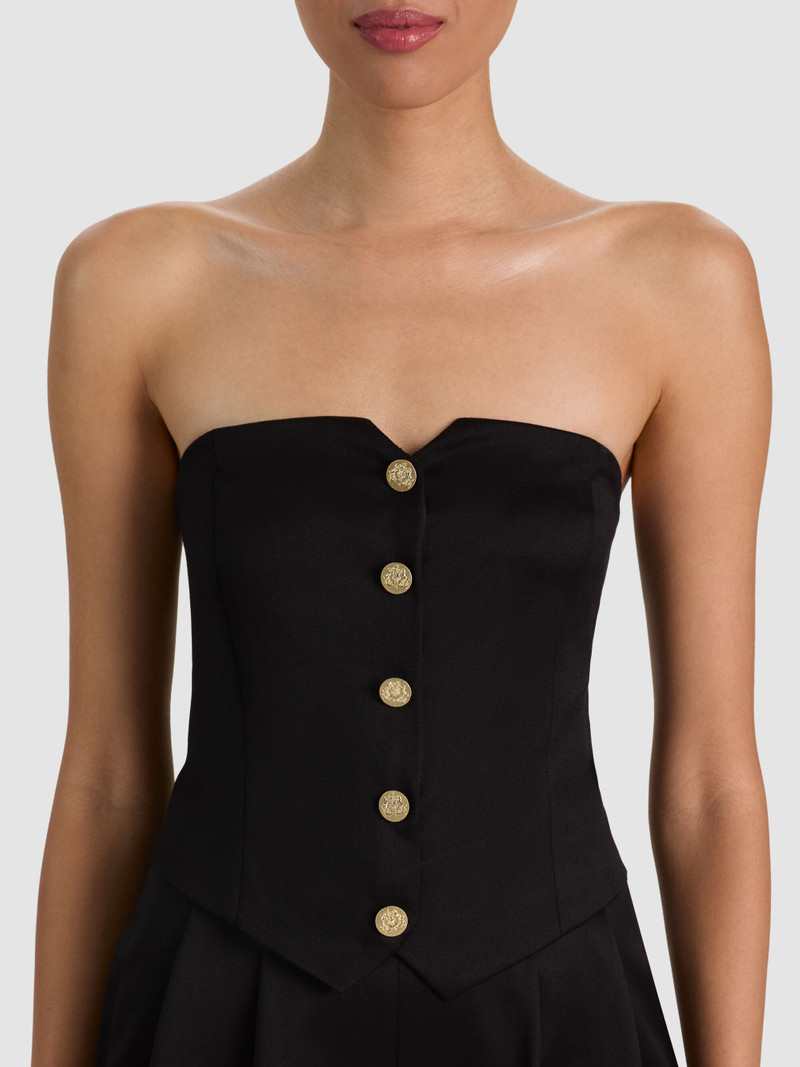 KELCEY STRAPLESS WOOL JUMPSUIT 5