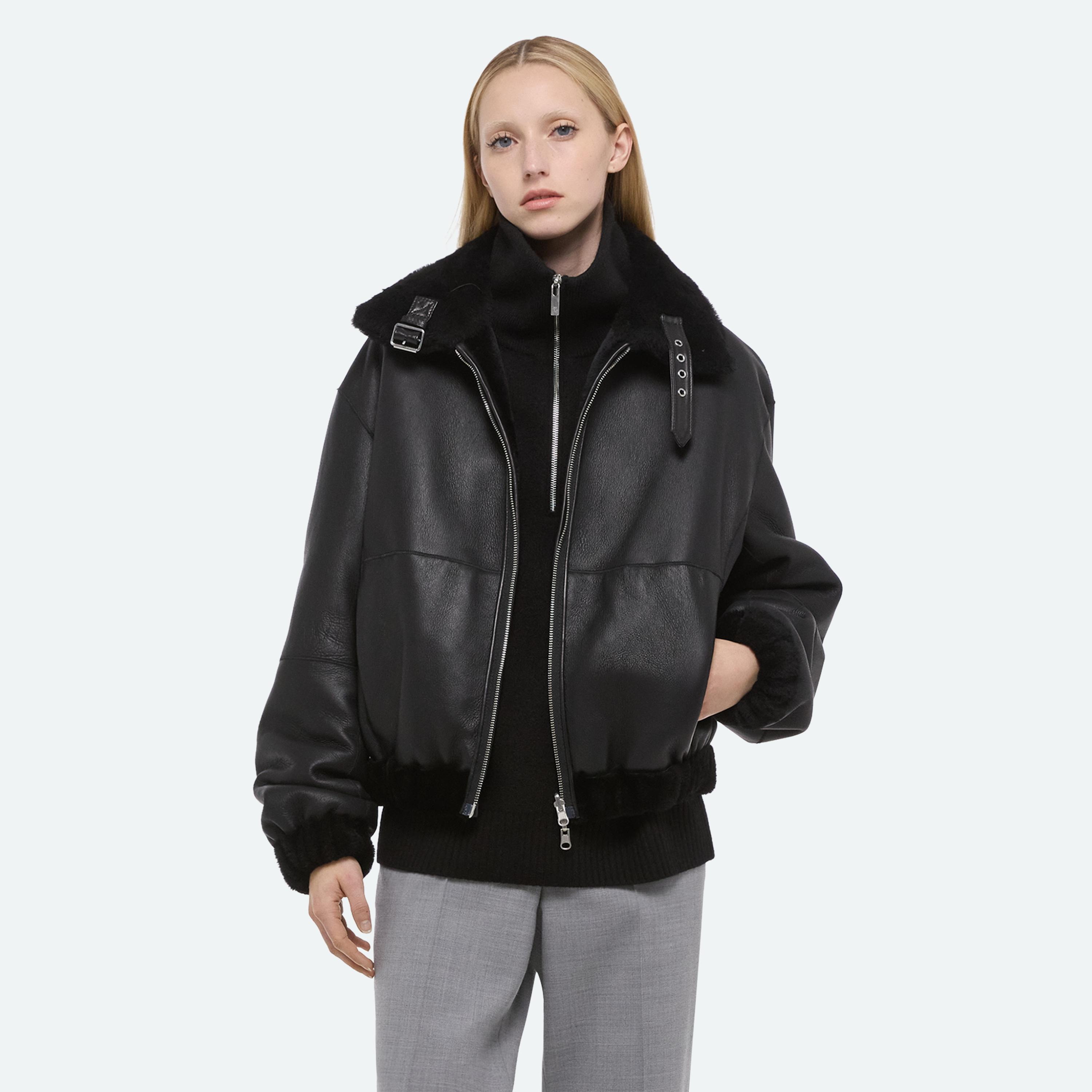 SHEARLING BOMBER - 9