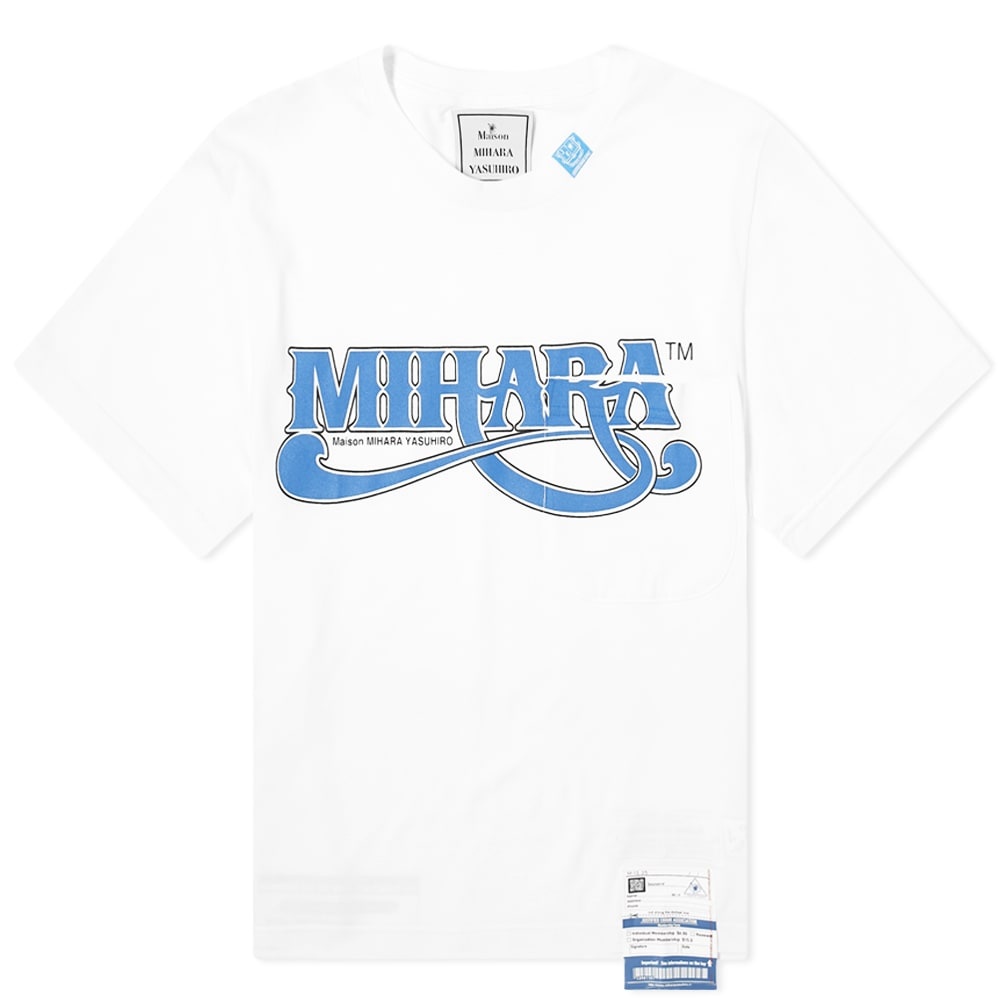 Maison MIHARA YASUHIRO Logo Pocket Tee - 1