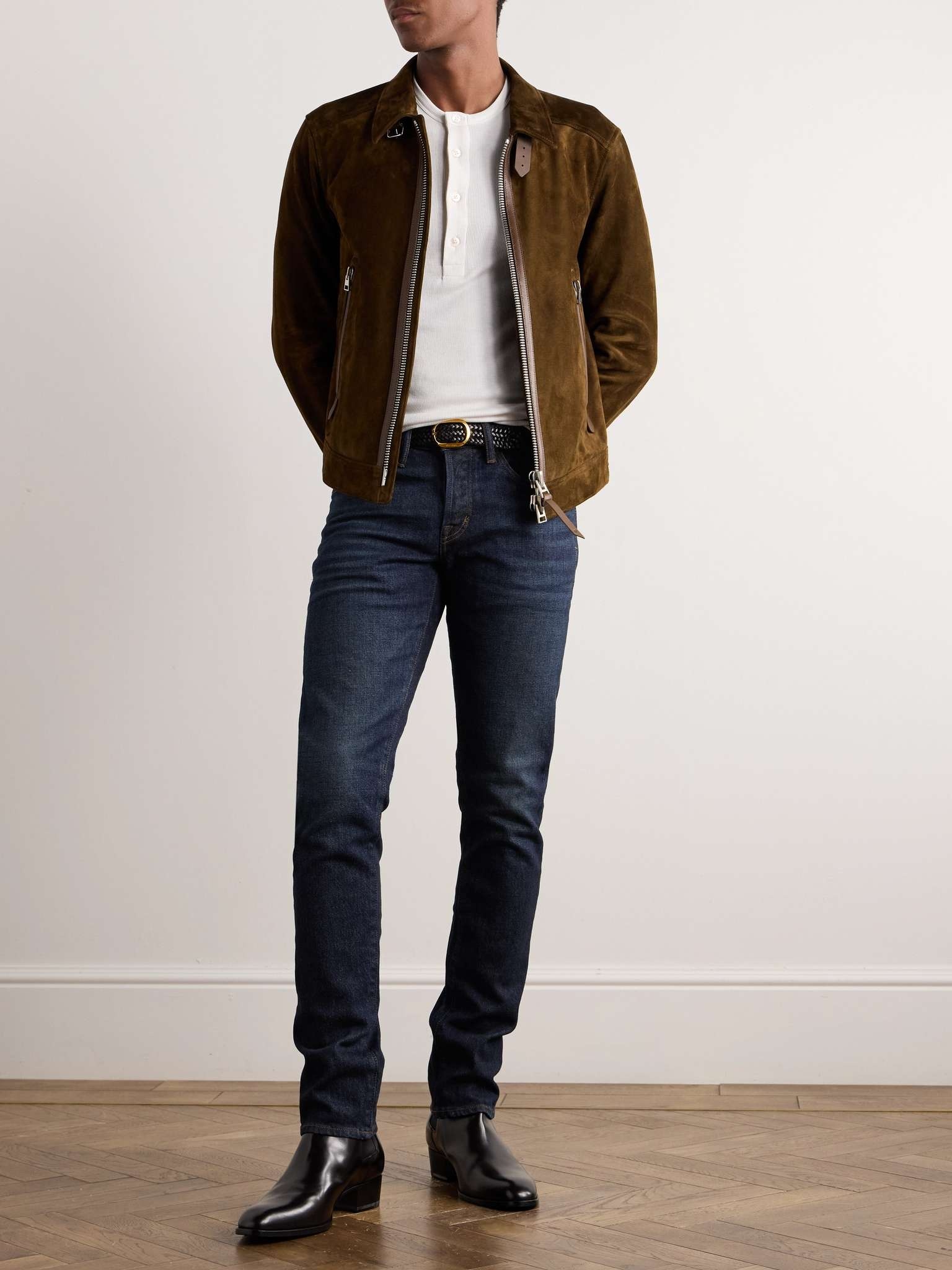 Slim-Fit Selvedge Jeans - 2