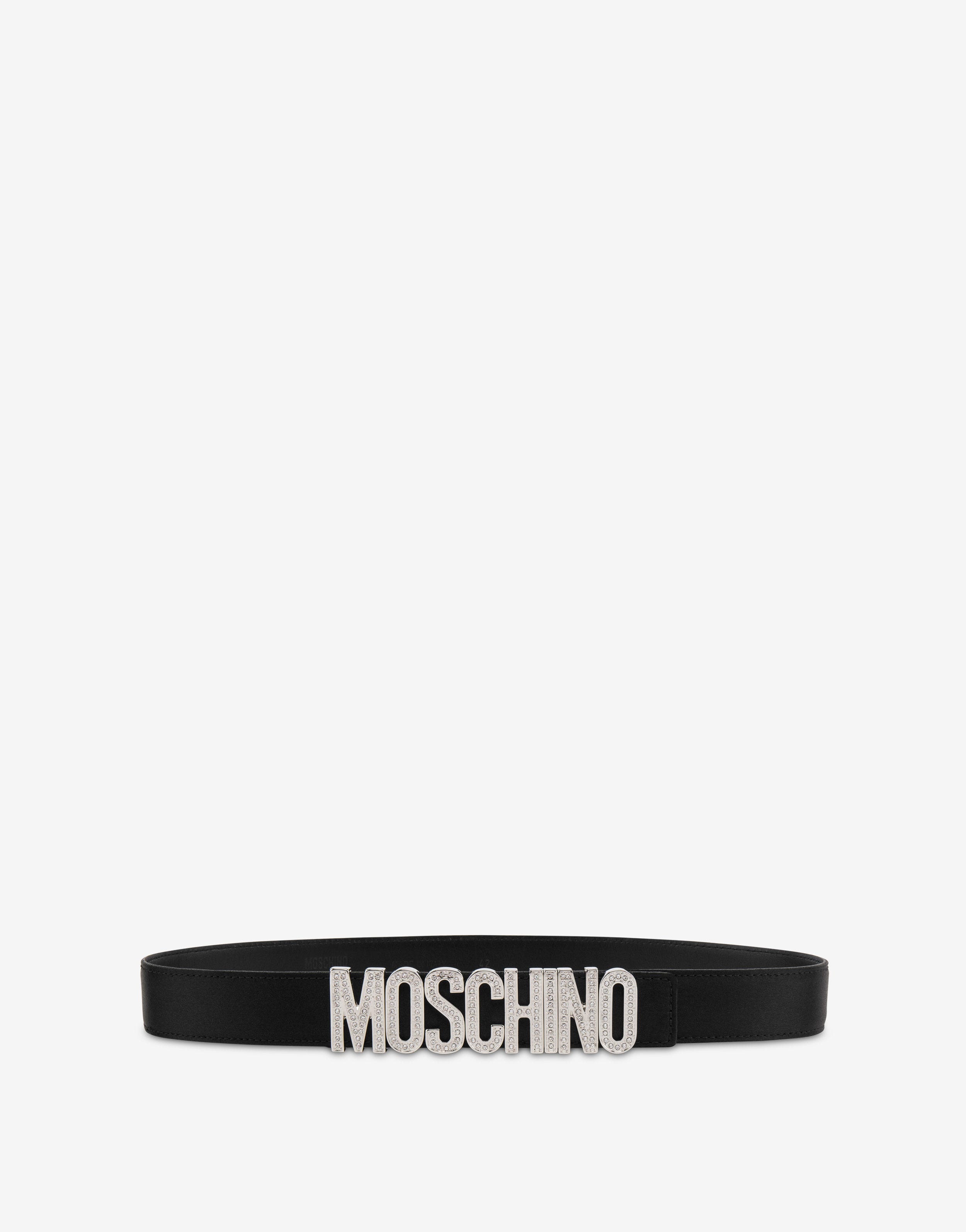 LETTERING LOGO BELT WITH RHINESTONES - 1