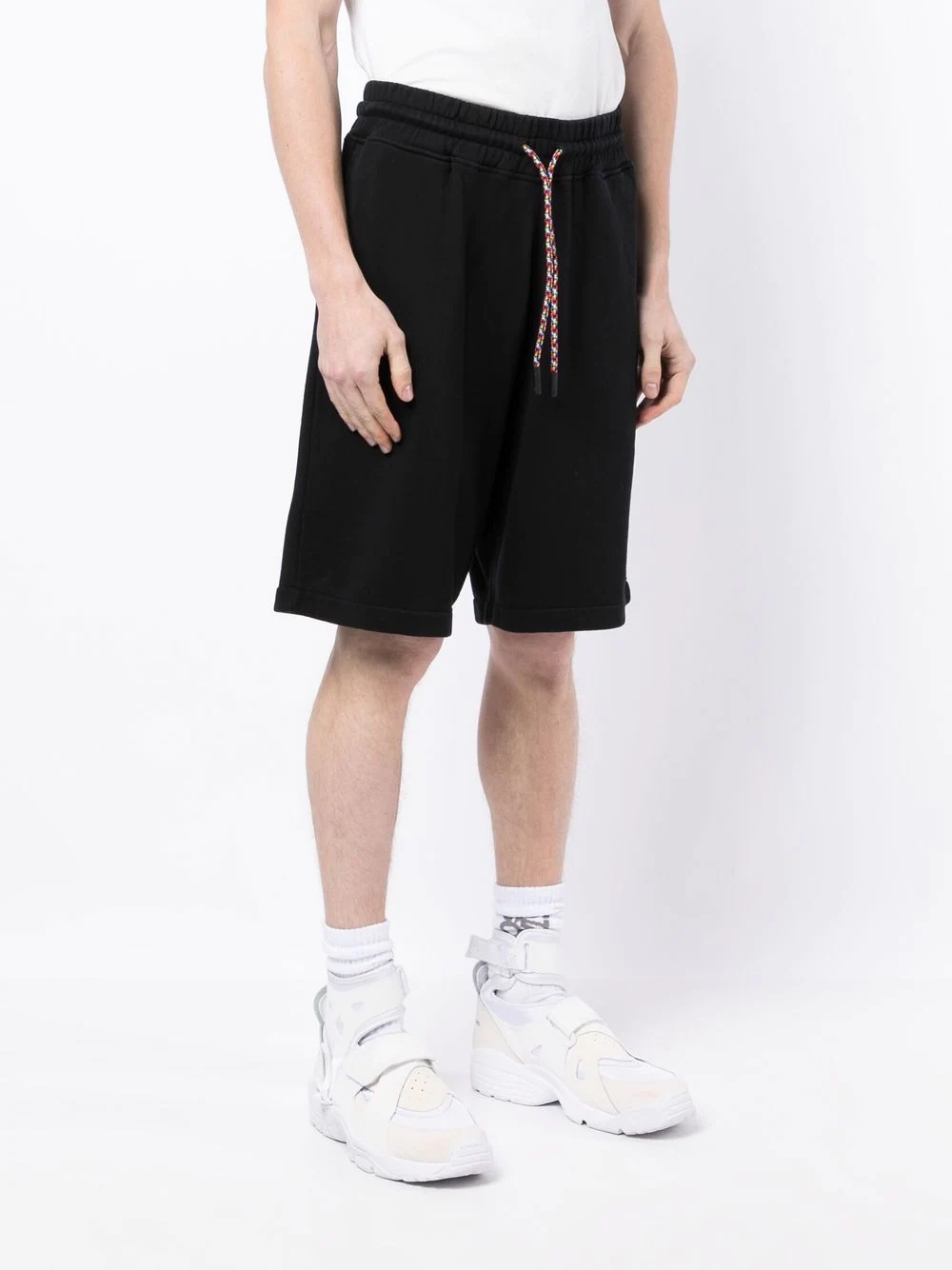 drawstring-waist shorts - 3