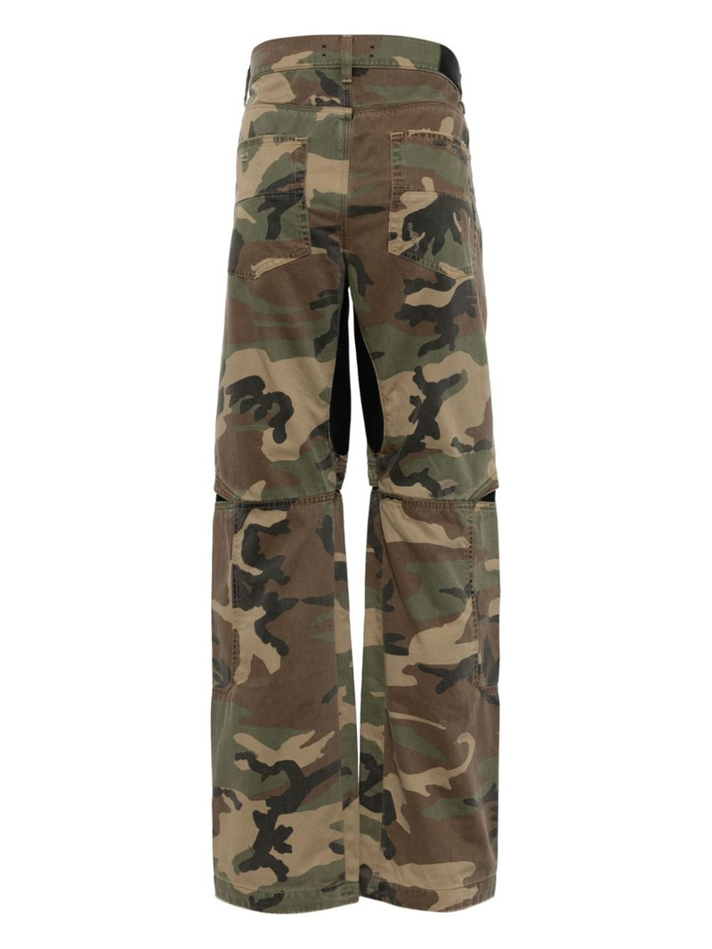 AMIRI camouflage print denim jeans outlook