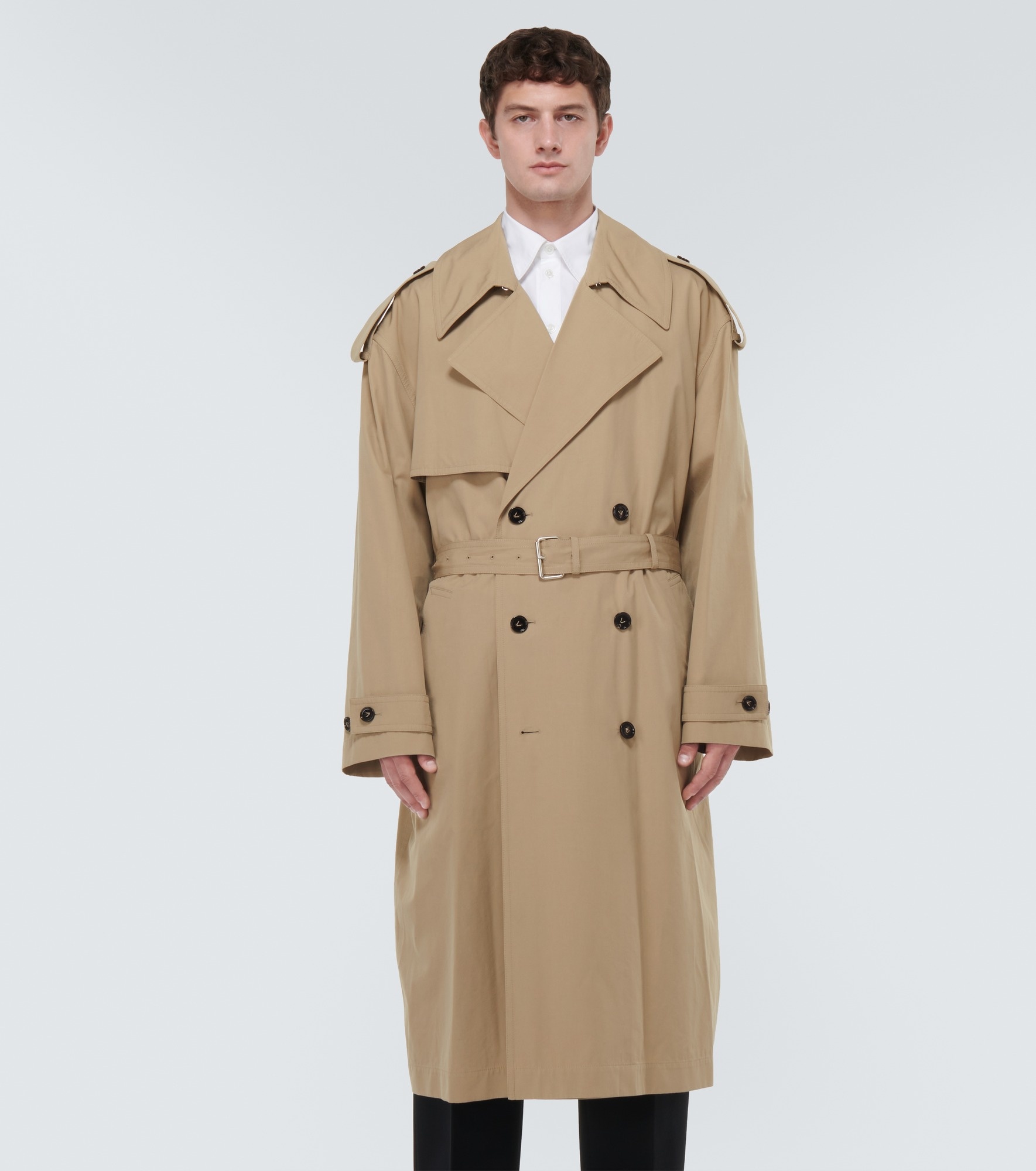 Cotton-blend trench coat - 3