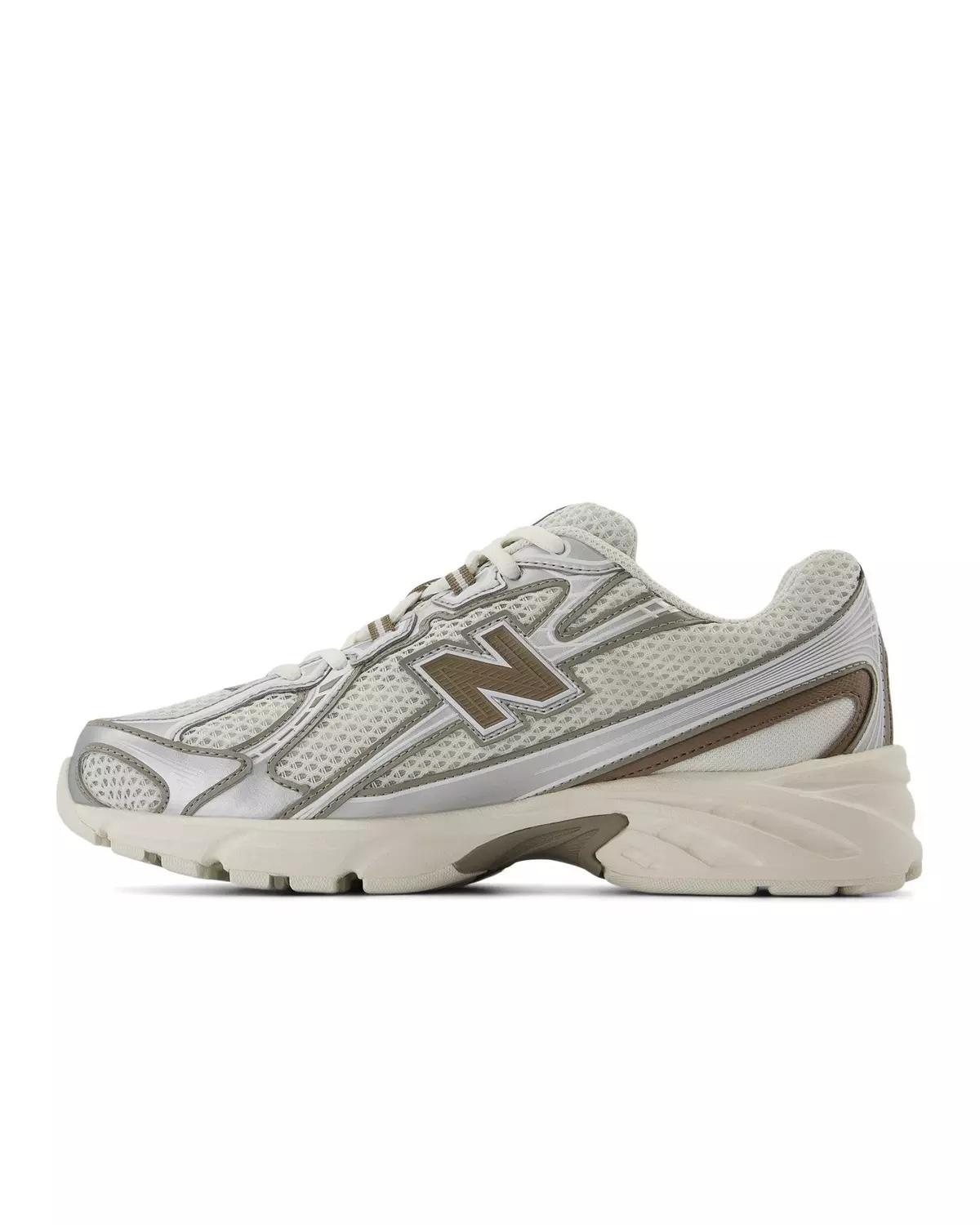 740 "White/Brown" Unisex Shoe - 4