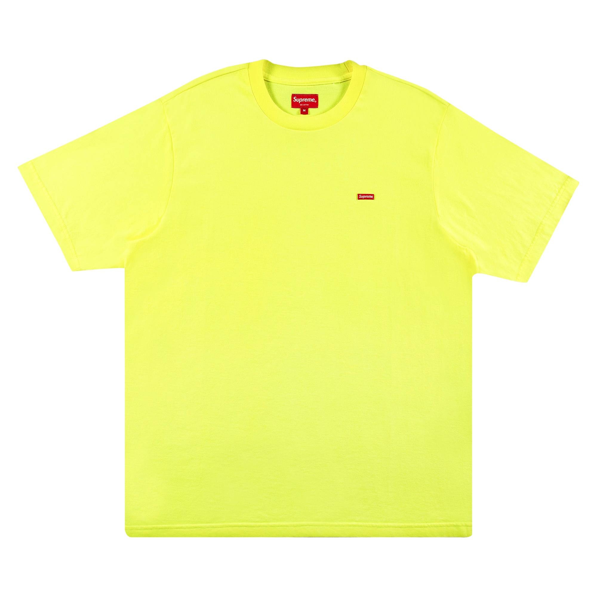 Supreme Small Box Tee 'Fluorescent Yellow' - 1