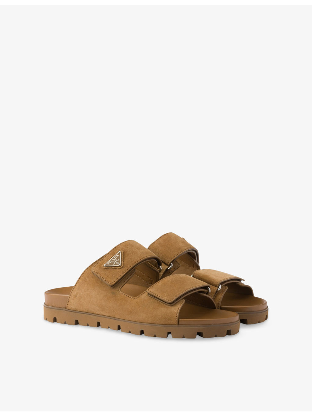 Logo-Embellished Suede Sandals - 3