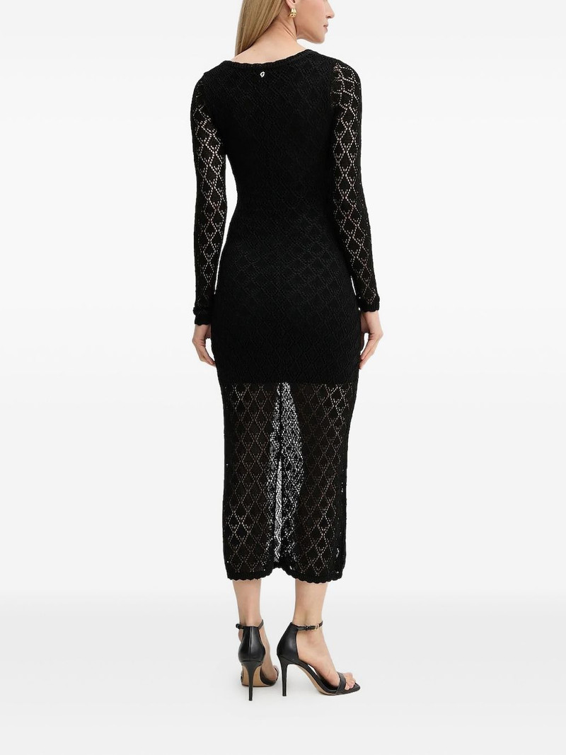 lace-insert midi dress 3
