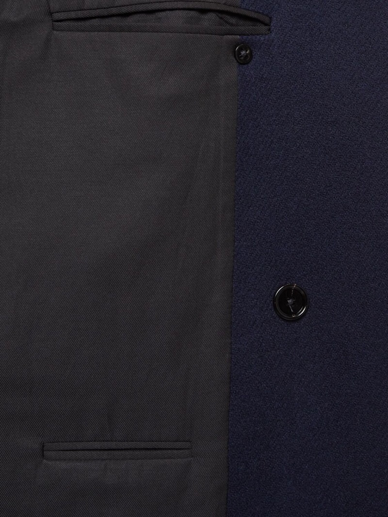 Double breasted wool coat - 6