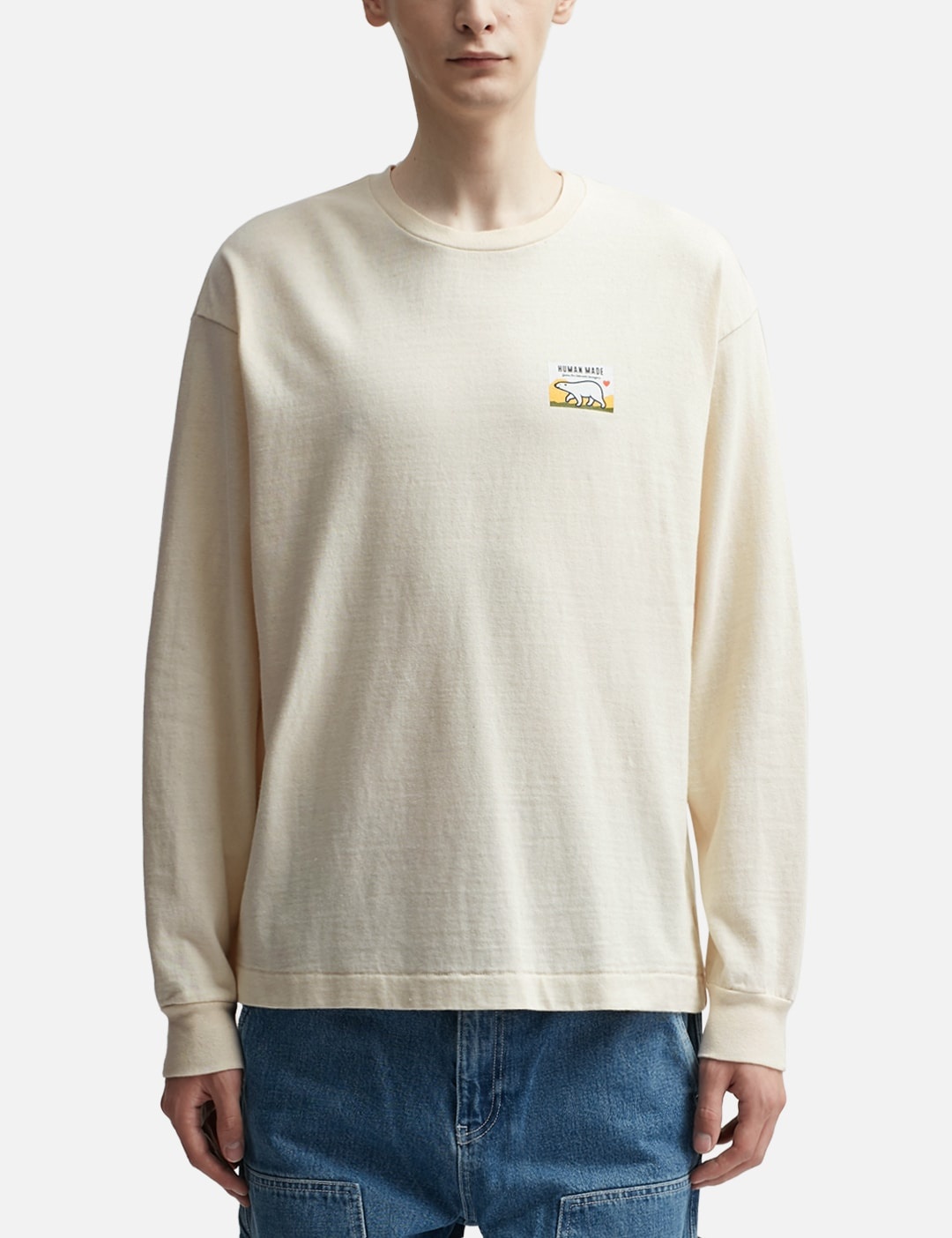 WOOL BLEND LONG SLEEVE T-SHIRT - 3