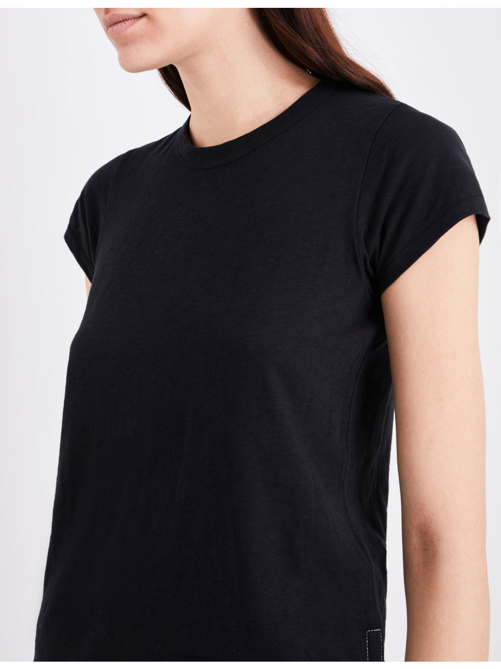 Round neck cotton-jersey T-shirt - 6