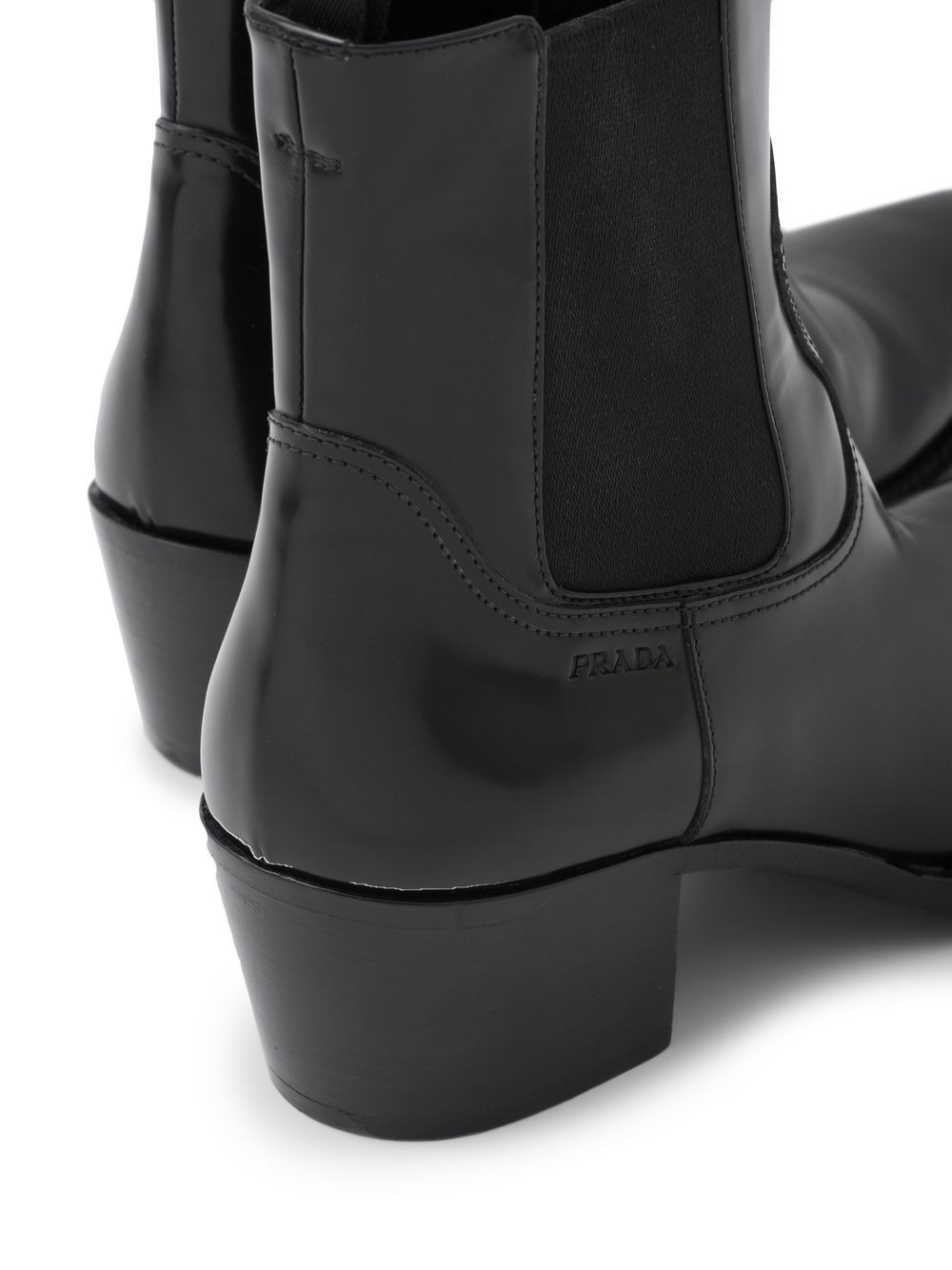 brushed leather Chelsea boots - 6