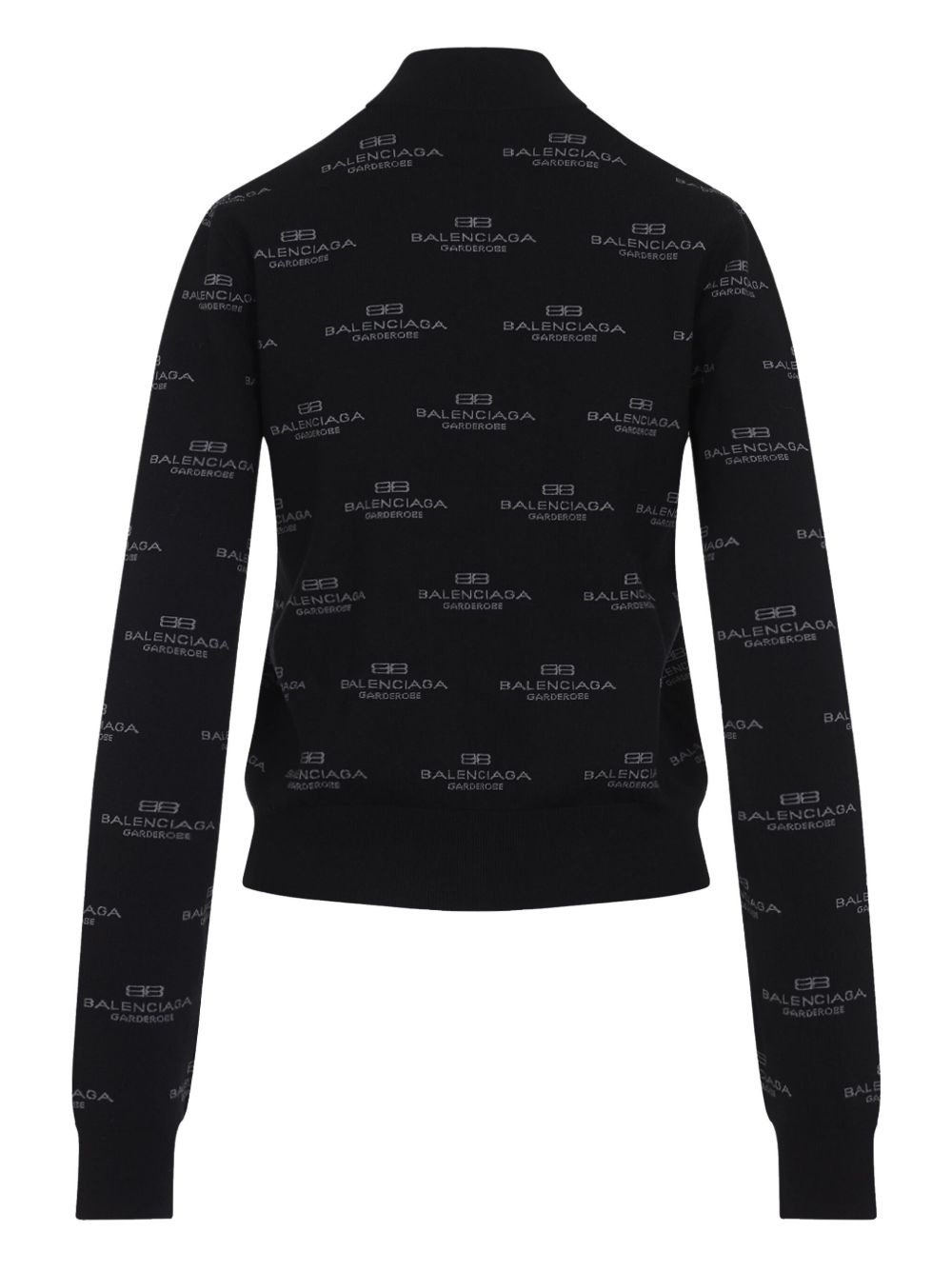 logo-jacquard cardigan - 2
