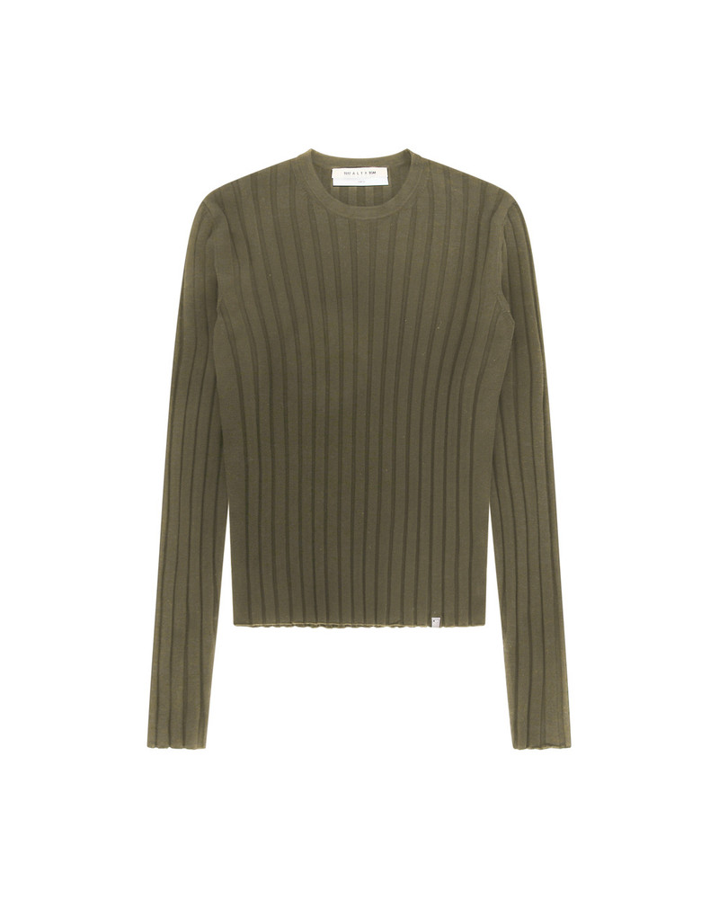 WIDE RIBBED KNIT SWEATER 1