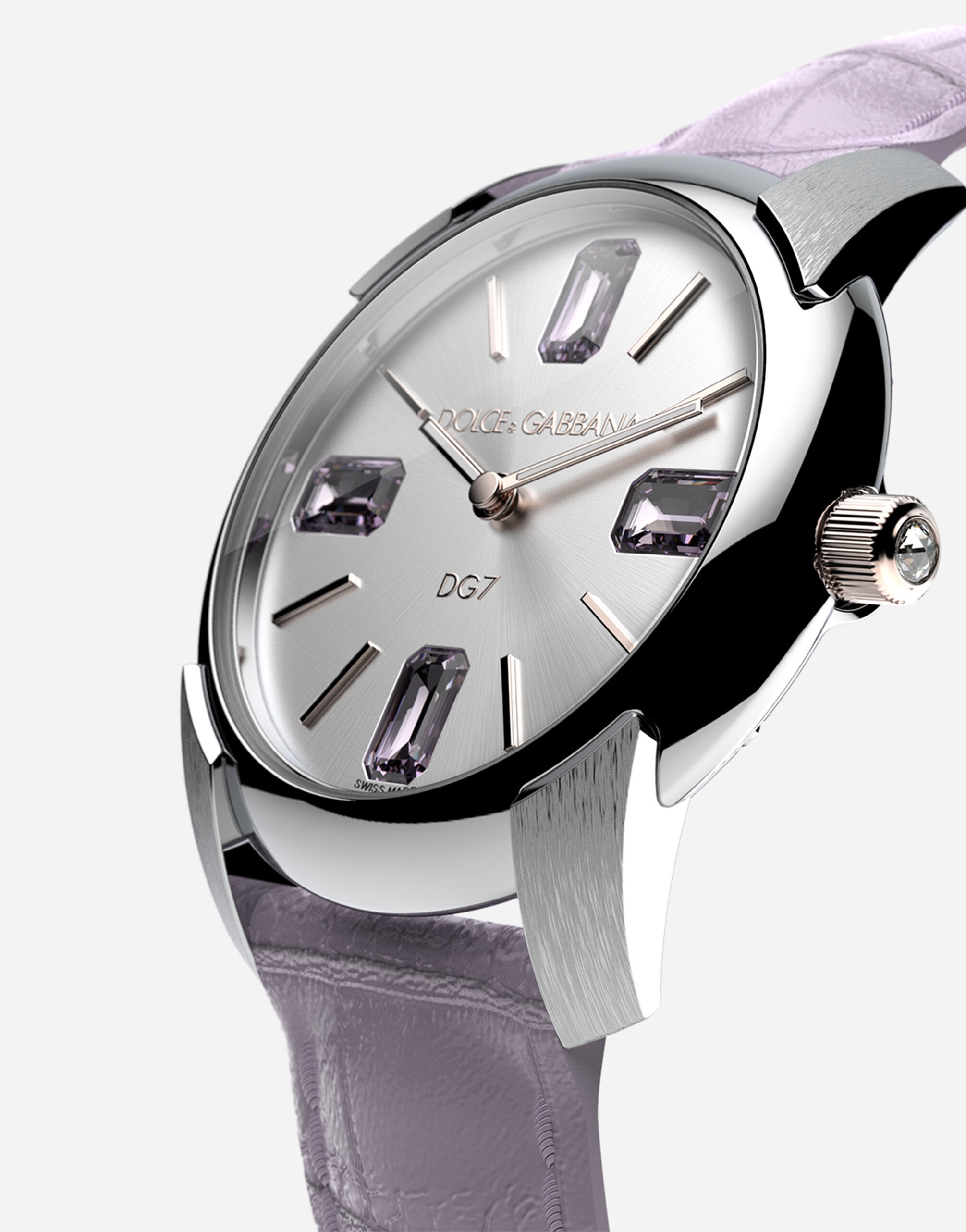 Watch with alligator strap - 3
