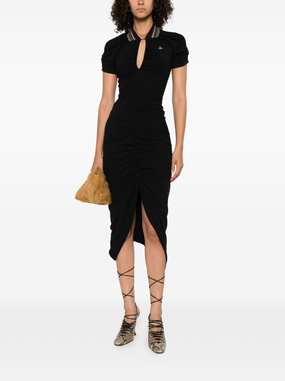 cotton polo dress - 2
